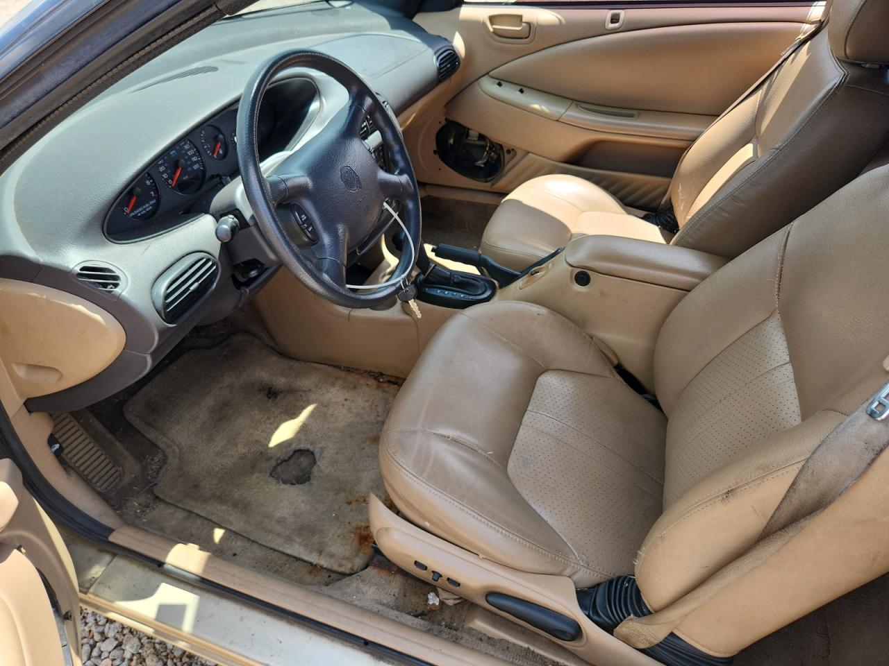 1999 Chrysler Sebring Jx Gold vin: 3C3EL45H4XT538432