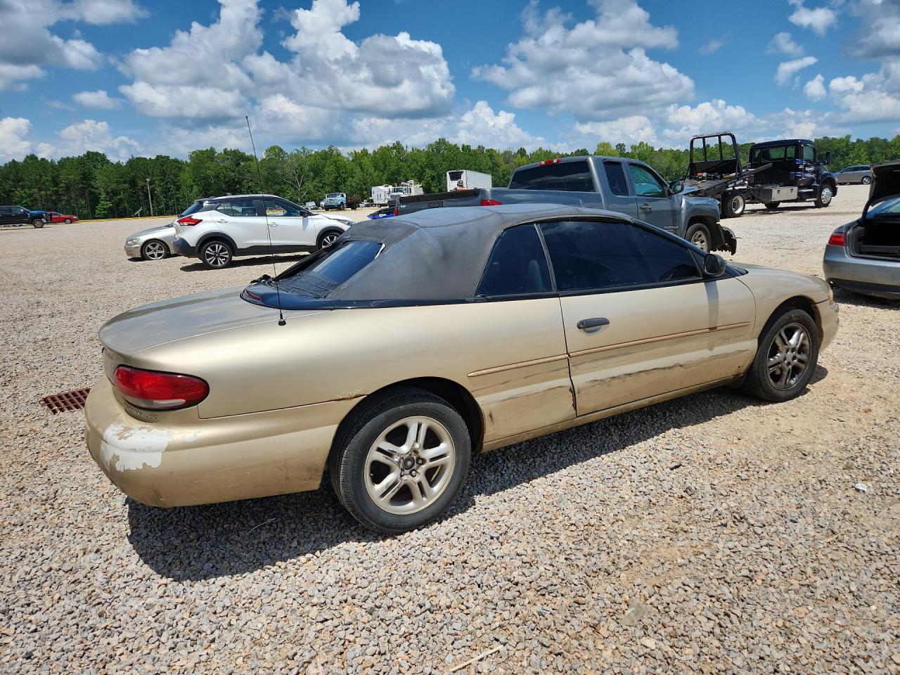 1999 Chrysler Sebring Jx Gold vin: 3C3EL45H4XT538432