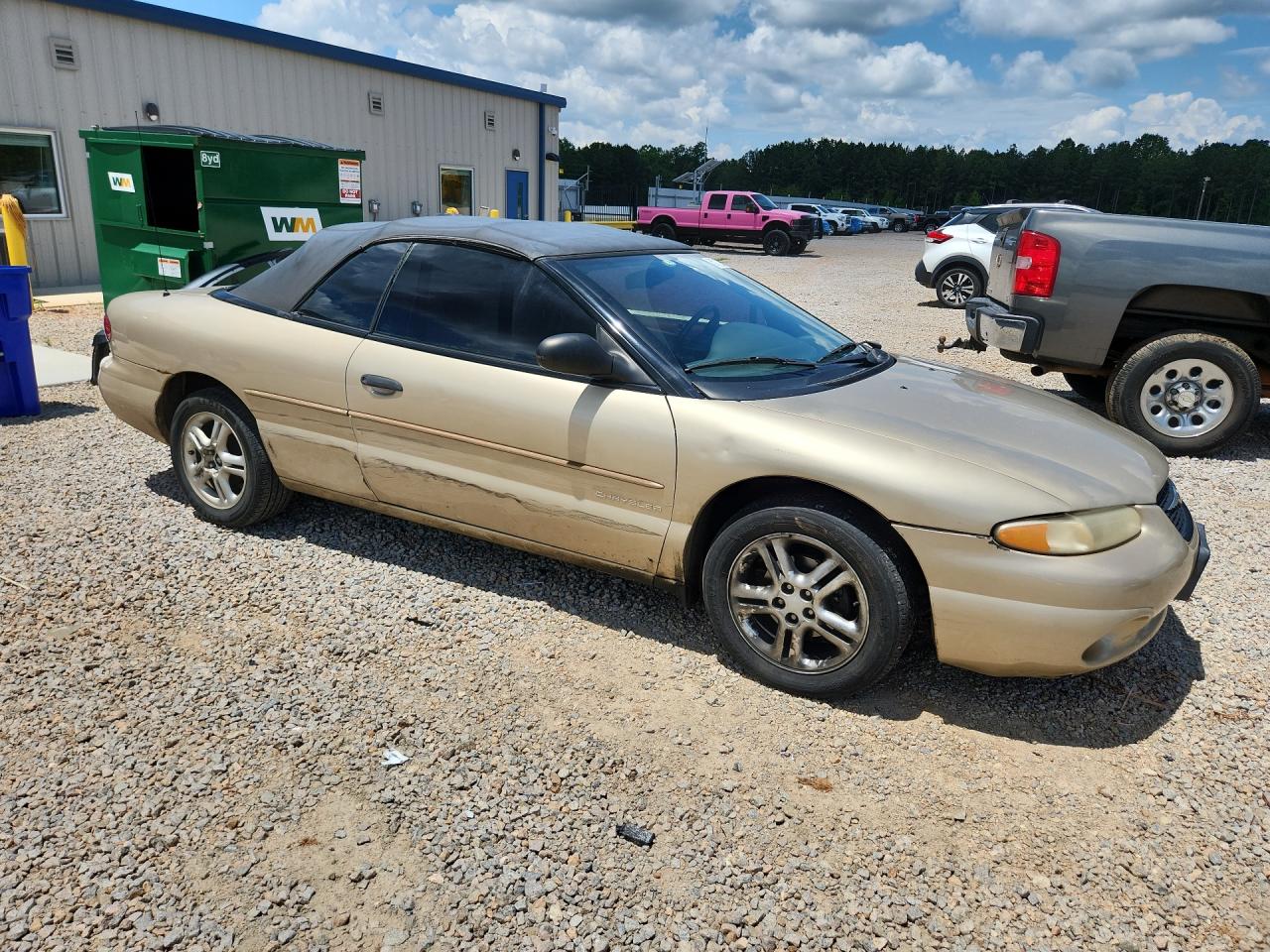 1999 Chrysler Sebring Jx Gold vin: 3C3EL45H4XT538432