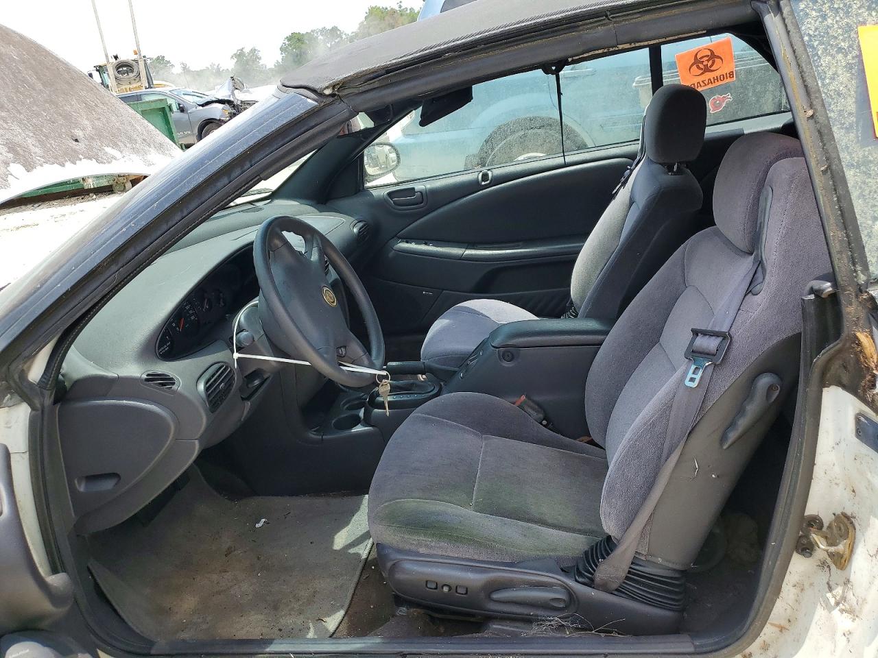 2000 Chrysler Sebring Jx Белый vin: 3C3EL45H4YT231196