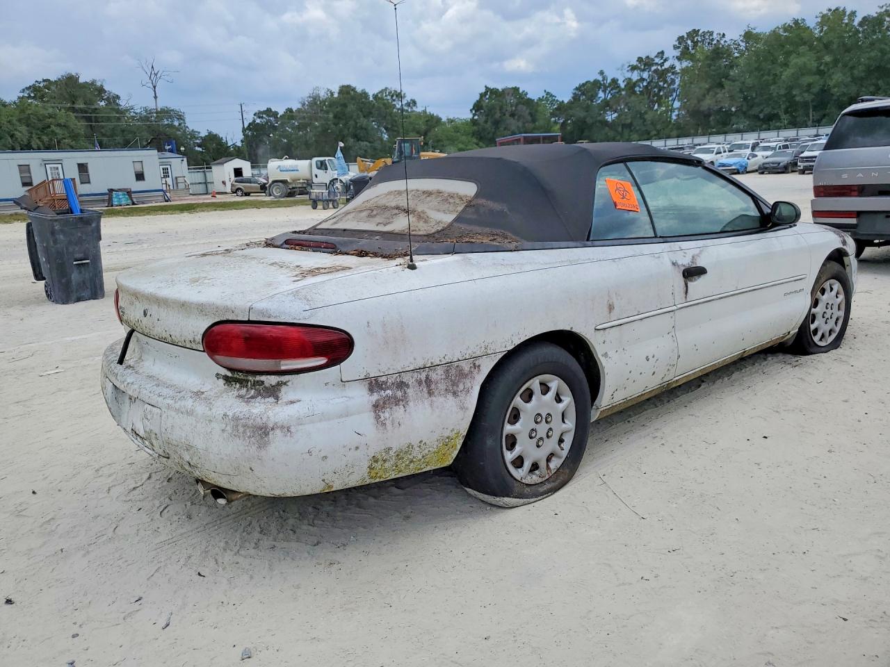 2000 Chrysler Sebring Jx Белый vin: 3C3EL45H4YT231196