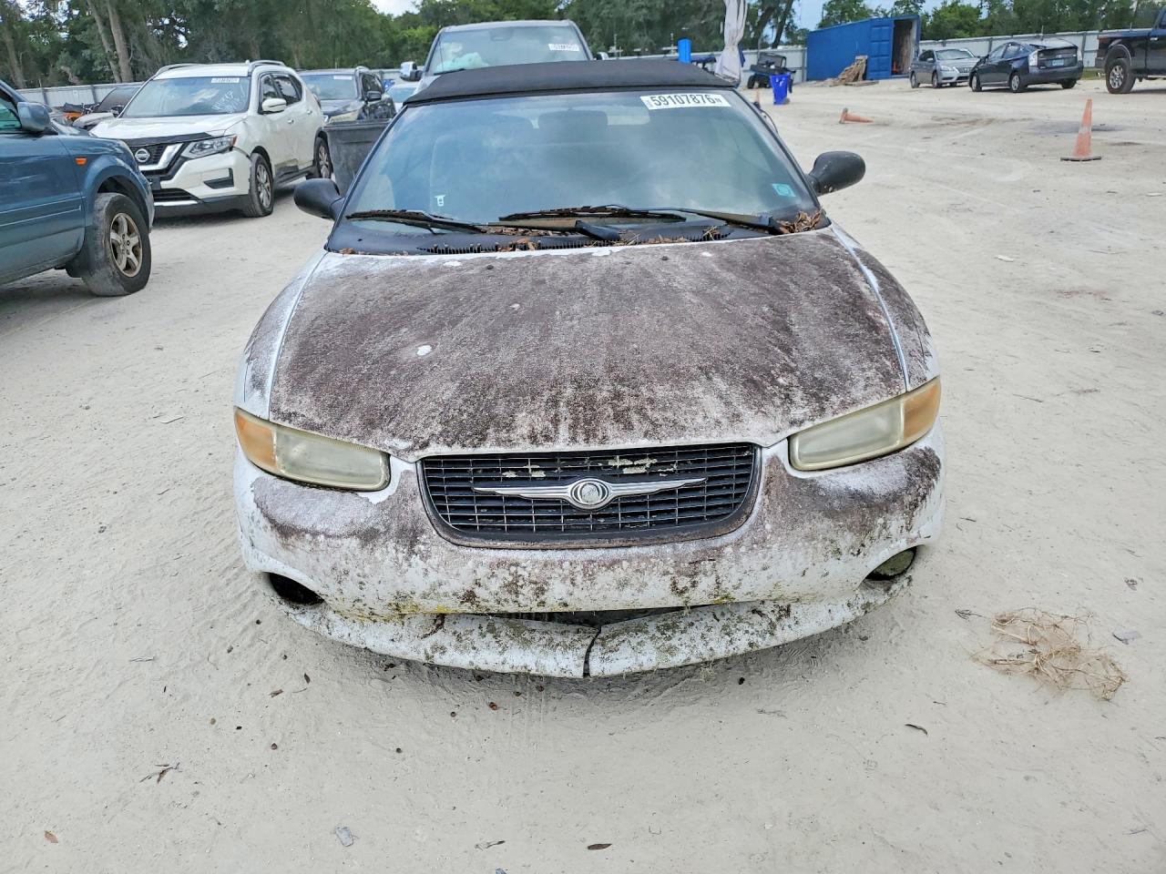 2000 Chrysler Sebring Jx Белый vin: 3C3EL45H4YT231196