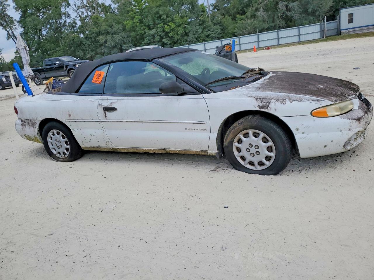 2000 Chrysler Sebring Jx Белый vin: 3C3EL45H4YT231196