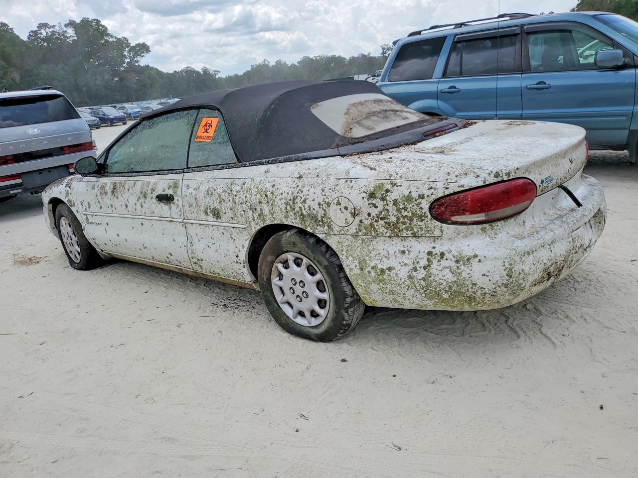 2000 Chrysler Sebring Jx Белый vin: 3C3EL45H4YT231196