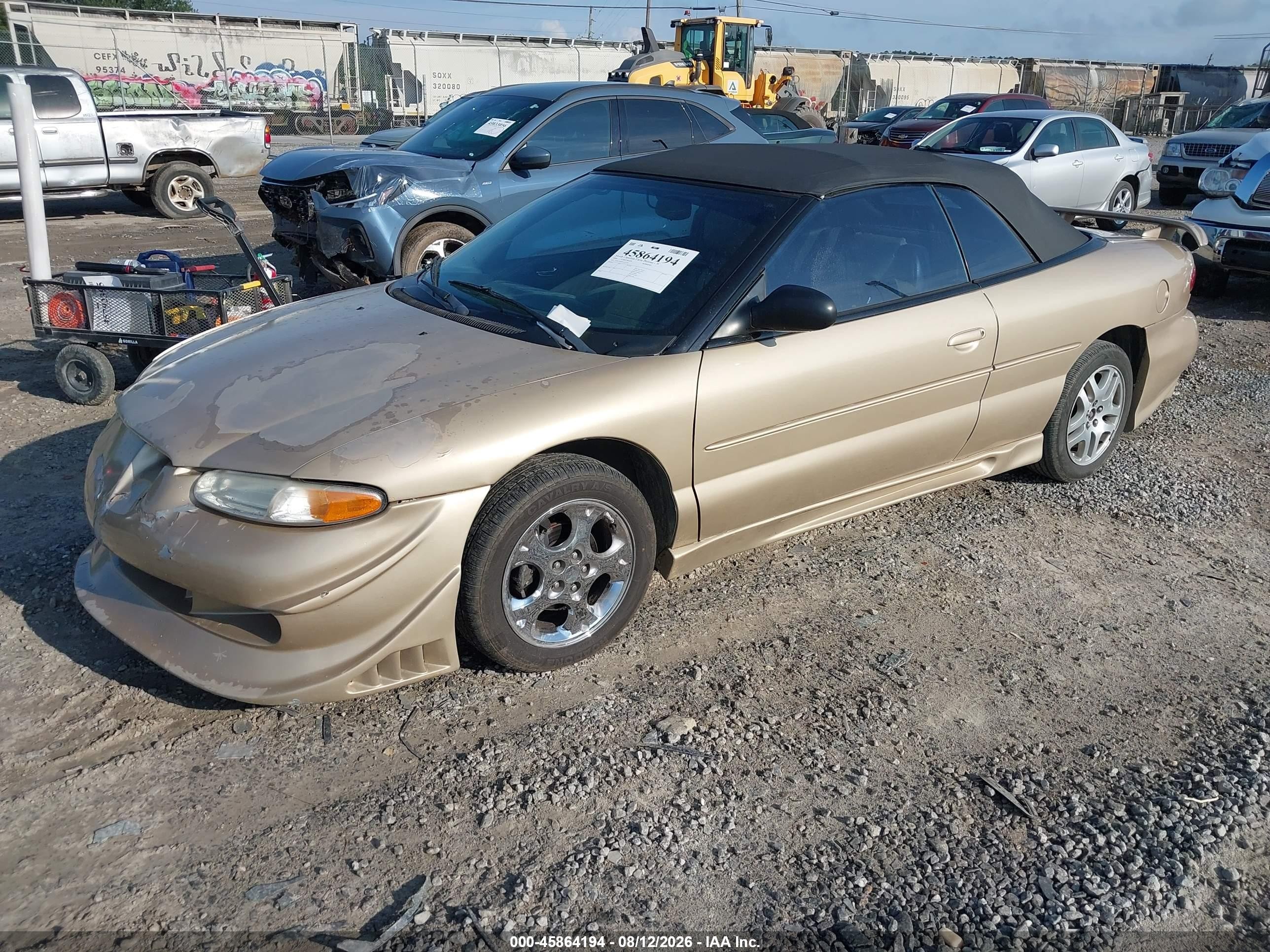 1999 Chrysler Sebring Jxi Gold vin: 3C3EL55H1XT213551