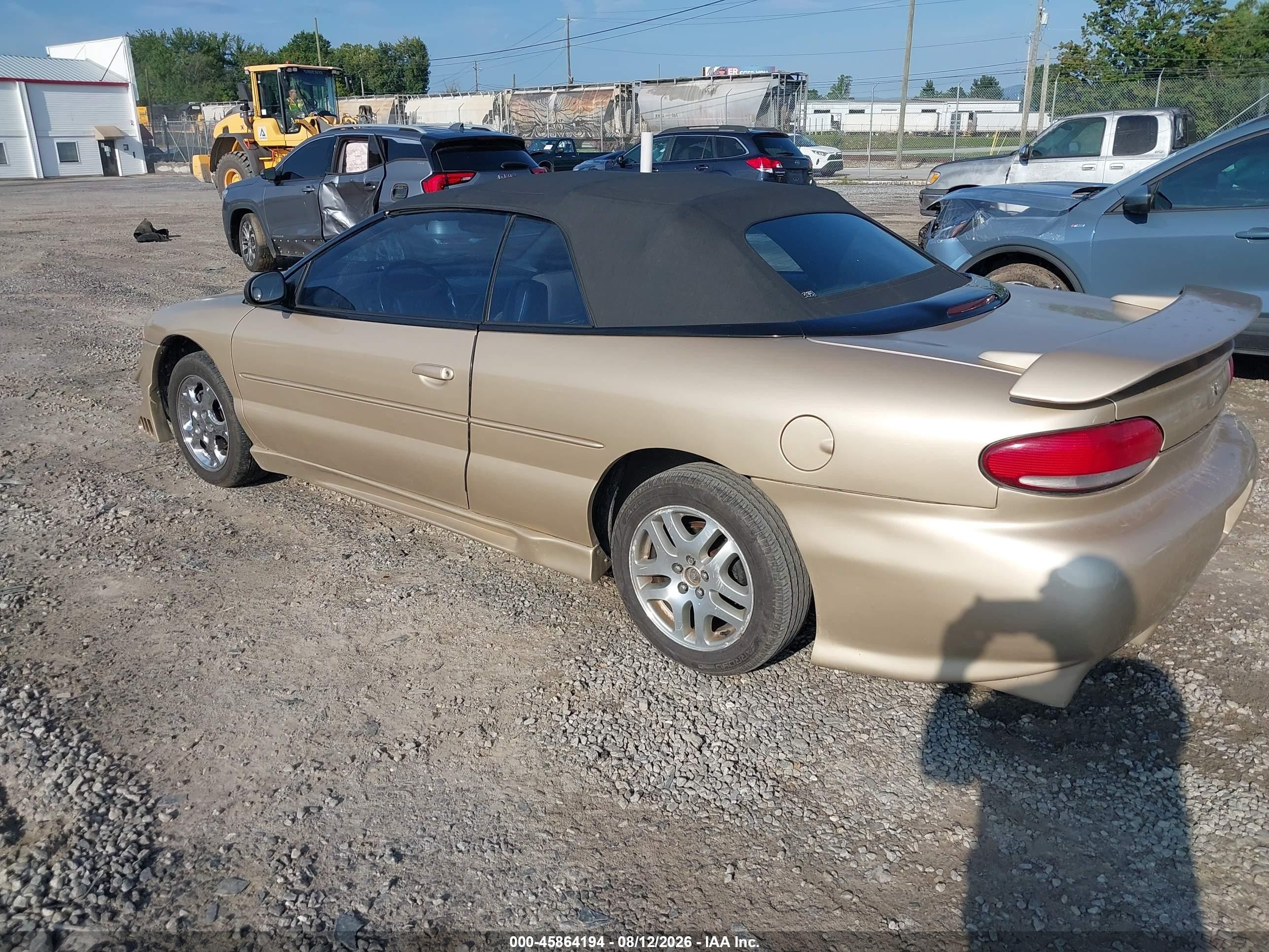 1999 Chrysler Sebring Jxi Gold vin: 3C3EL55H1XT213551