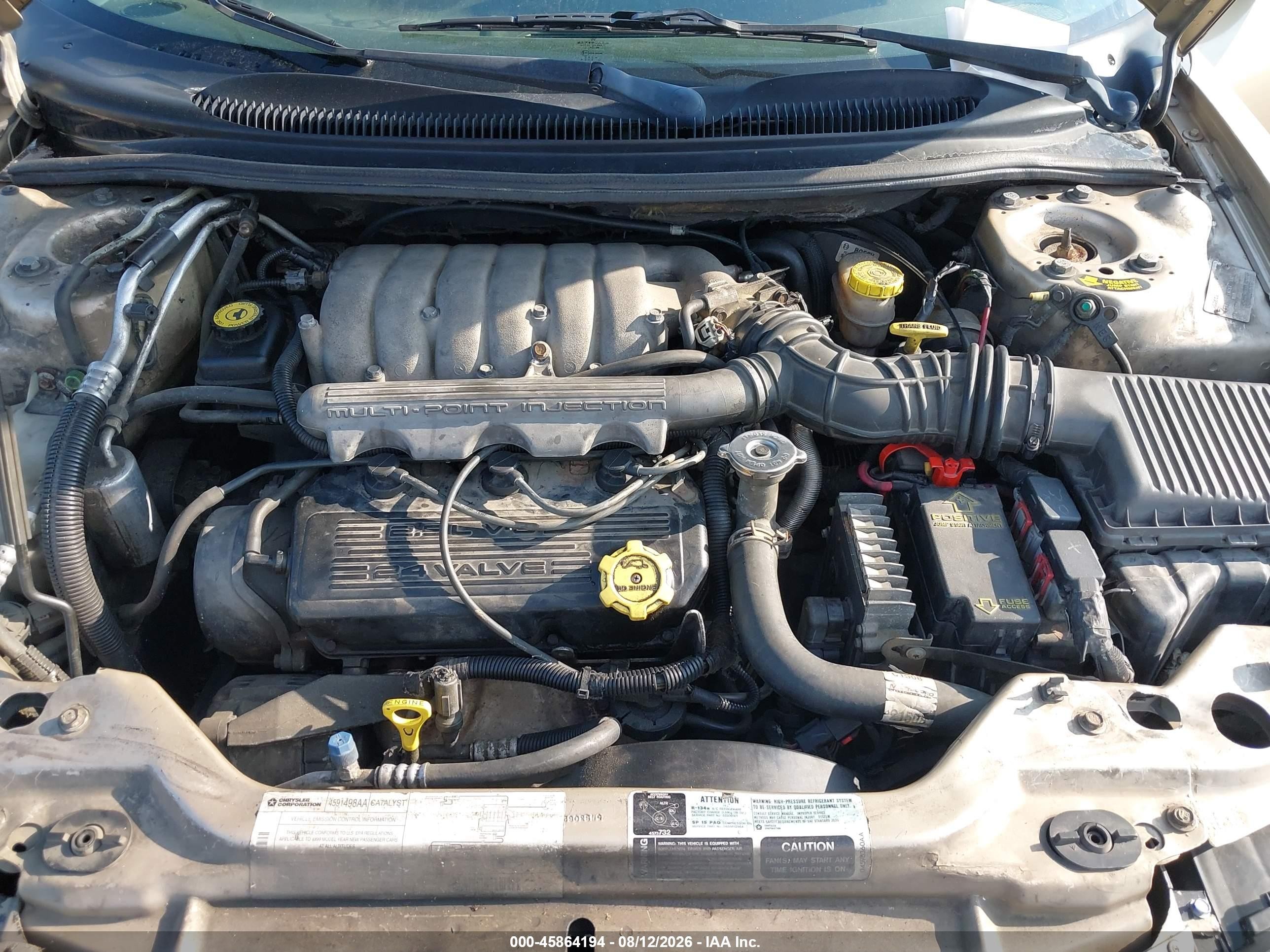 1999 Chrysler Sebring Jxi Gold vin: 3C3EL55H1XT213551
