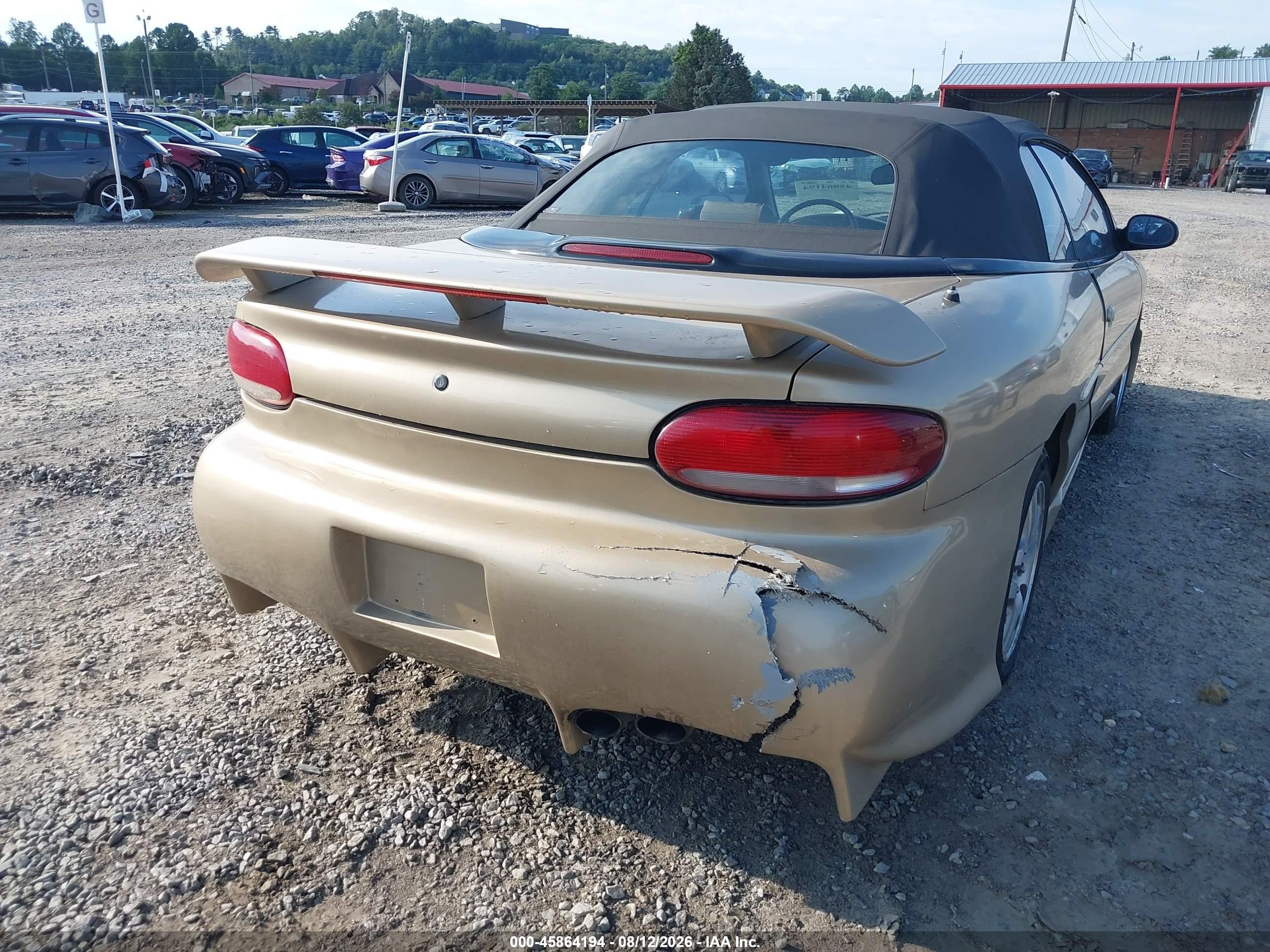 1999 Chrysler Sebring Jxi Gold vin: 3C3EL55H1XT213551
