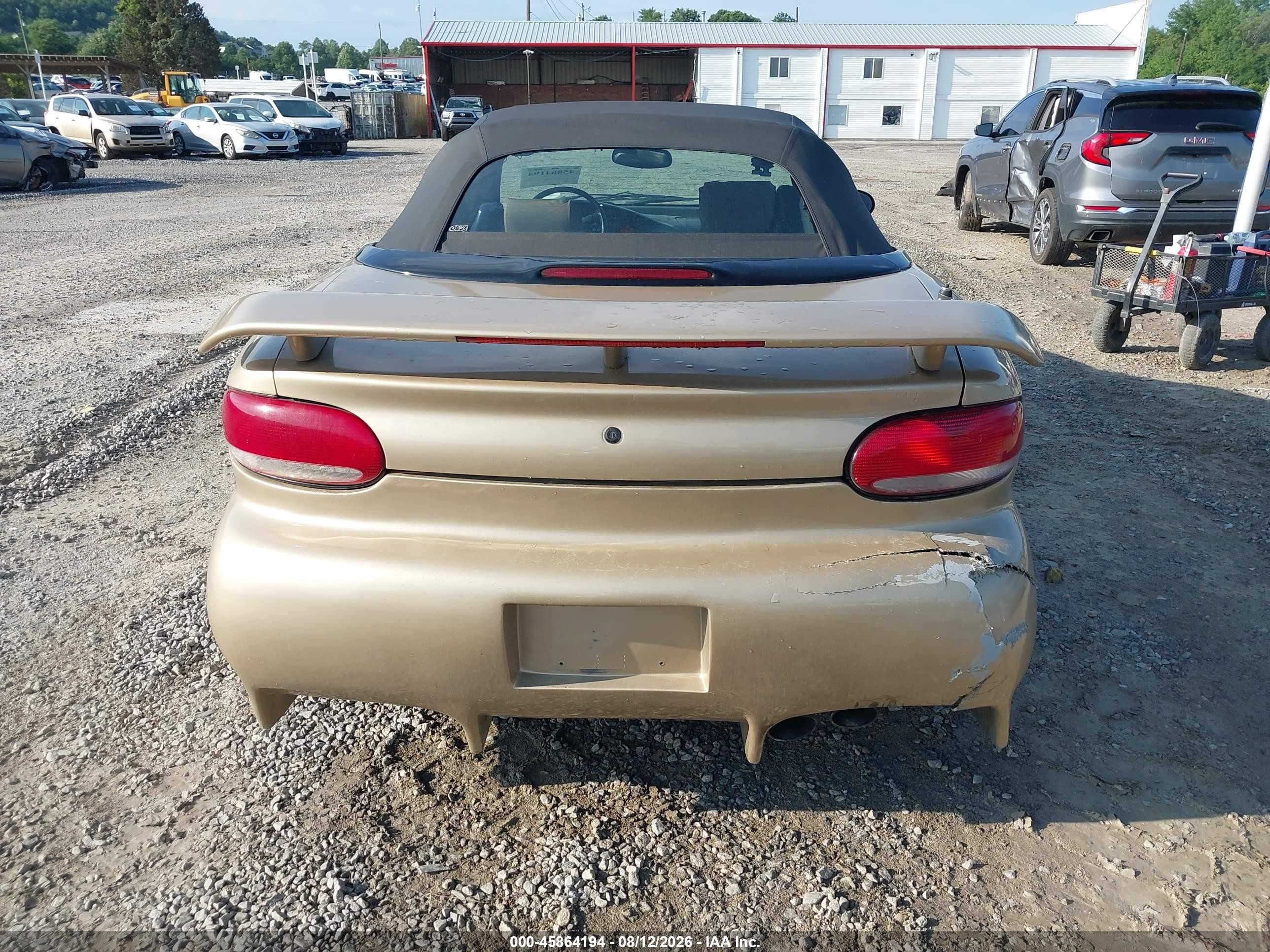 1999 Chrysler Sebring Jxi Gold vin: 3C3EL55H1XT213551