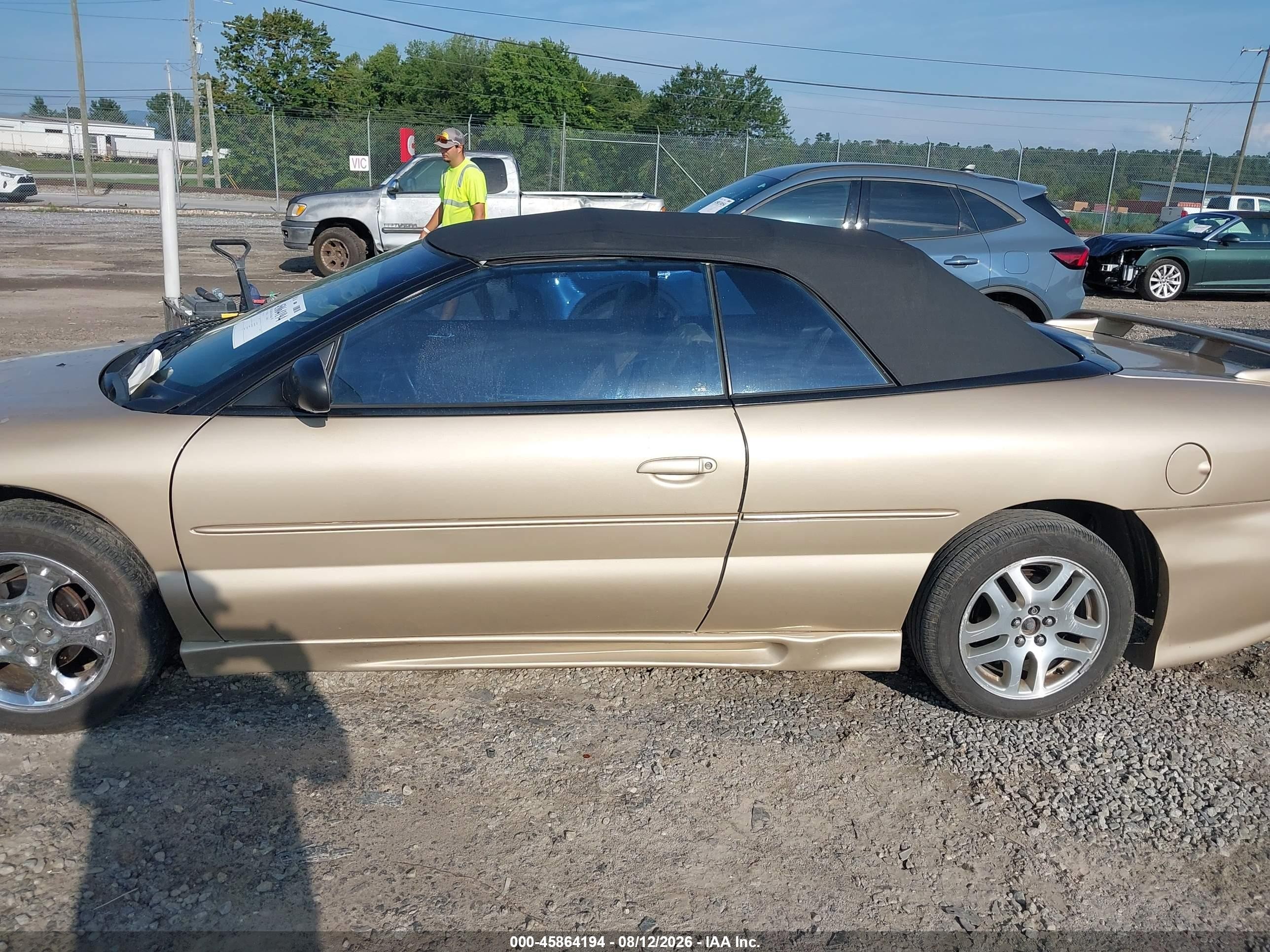 1999 Chrysler Sebring Jxi Gold vin: 3C3EL55H1XT213551