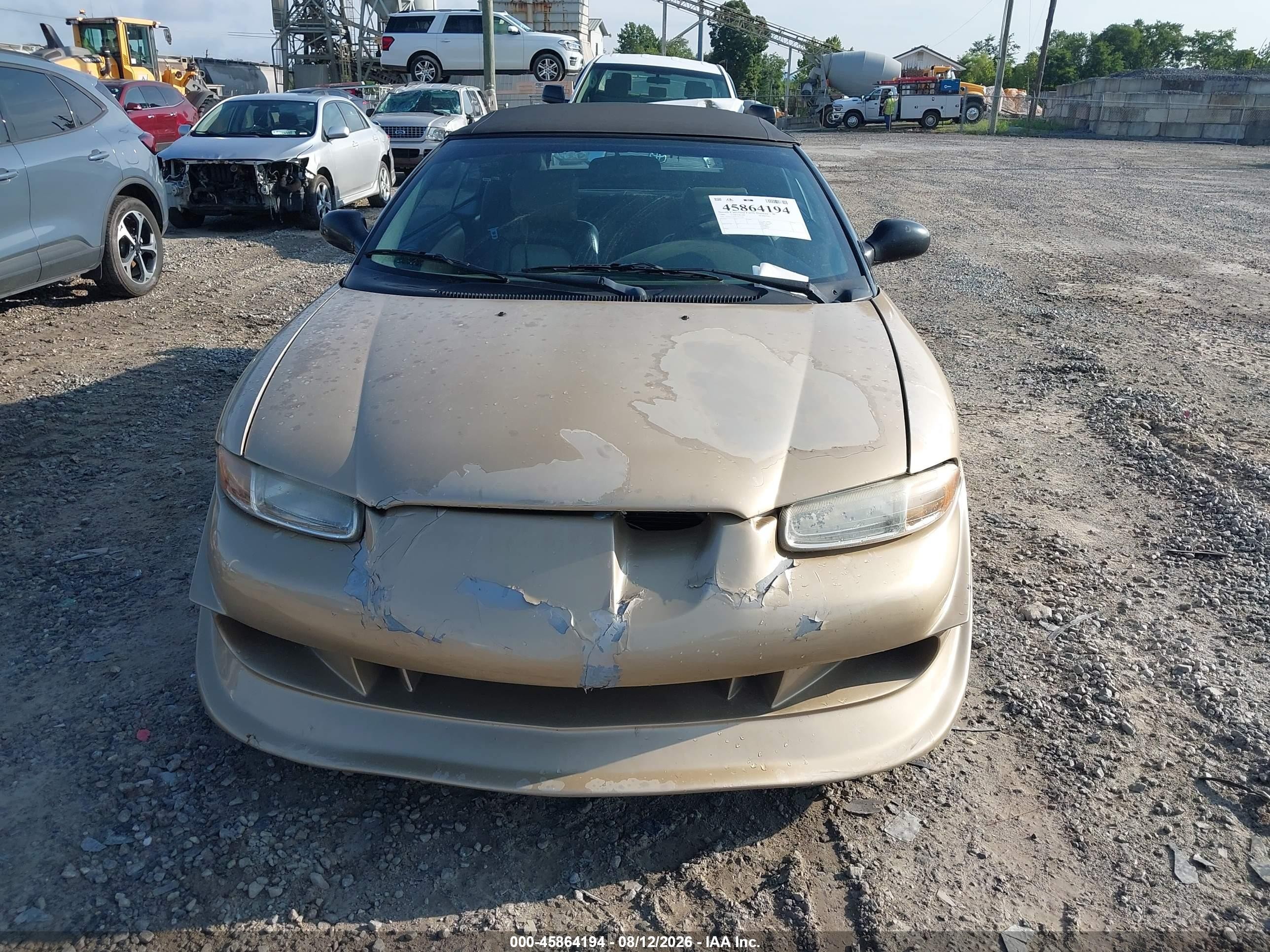 1999 Chrysler Sebring Jxi Gold vin: 3C3EL55H1XT213551