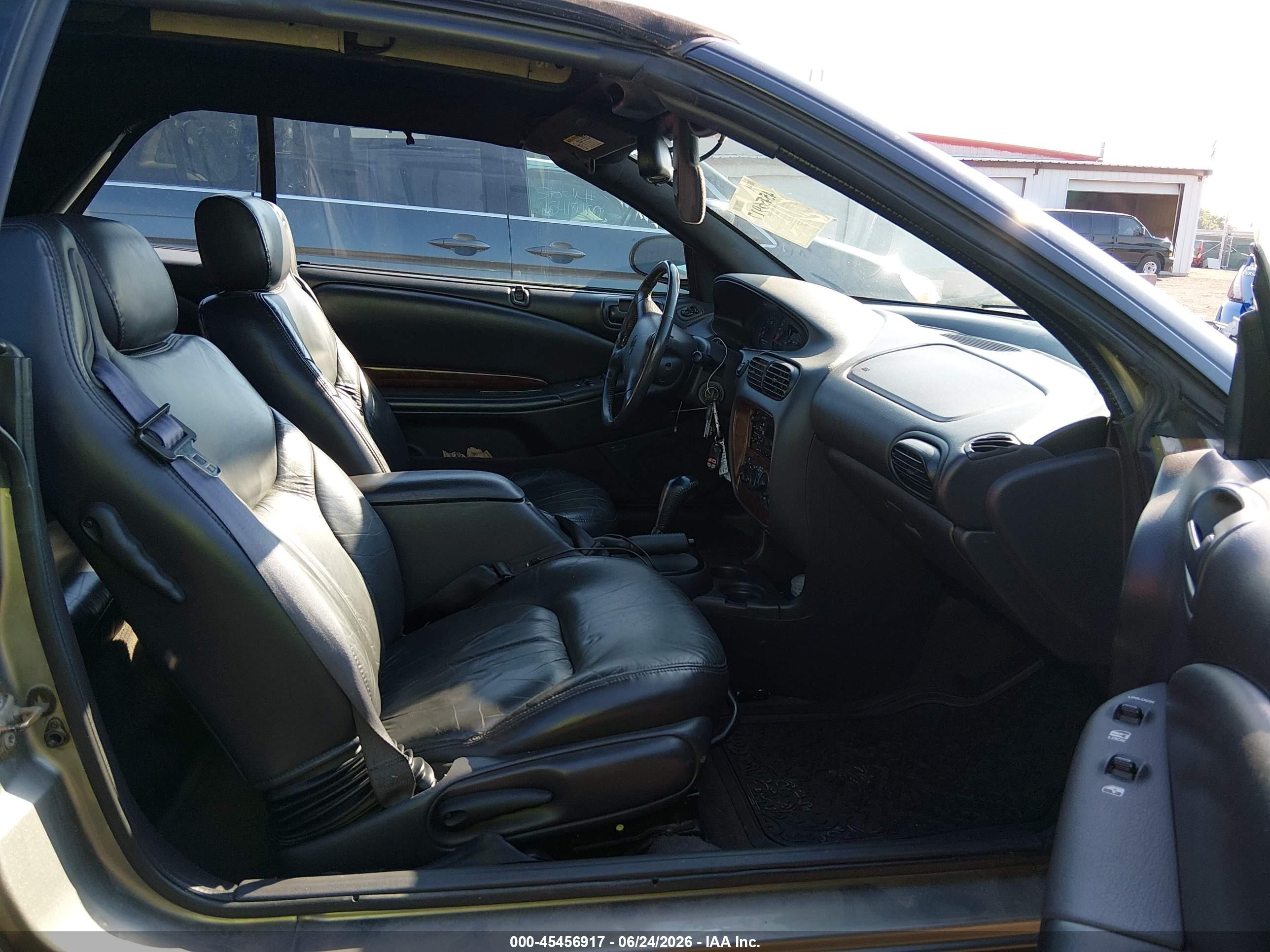 1999 Chrysler Sebring Jxi Gray vin: 3C3EL55H1XT577176