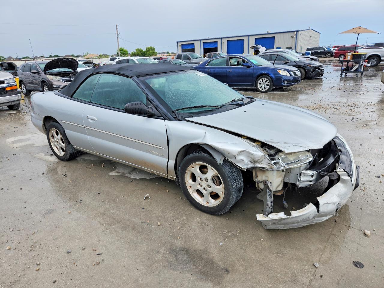 2000 Chrysler Sebring Jxi Silver vin: 3C3EL55H1YT315207
