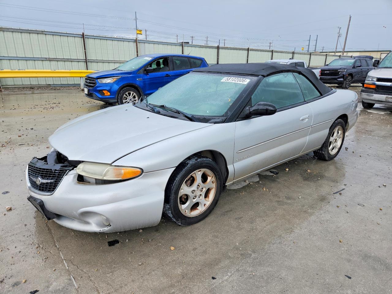 2000 Chrysler Sebring Jxi Silver vin: 3C3EL55H1YT315207