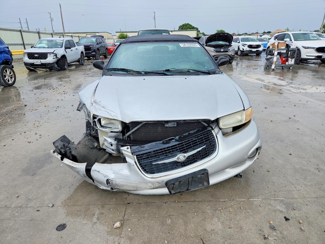 2000 Chrysler Sebring Jxi Silver vin: 3C3EL55H1YT315207