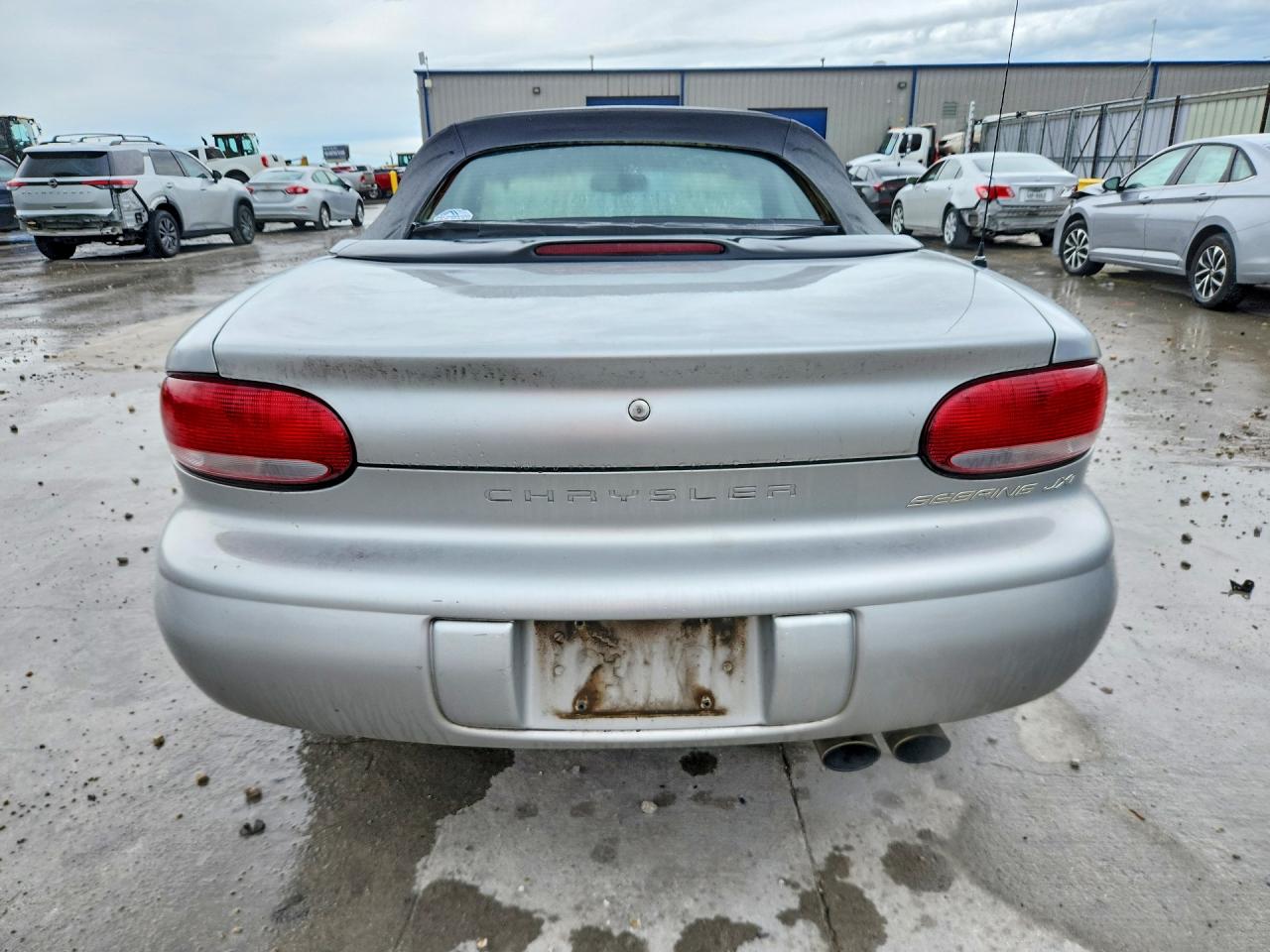 2000 Chrysler Sebring Jxi Silver vin: 3C3EL55H1YT315207