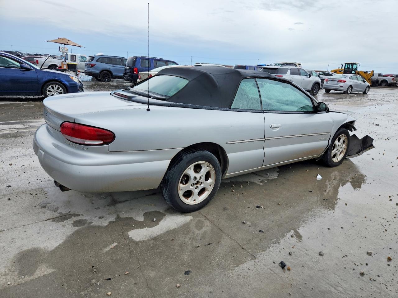 2000 Chrysler Sebring Jxi Silver vin: 3C3EL55H1YT315207