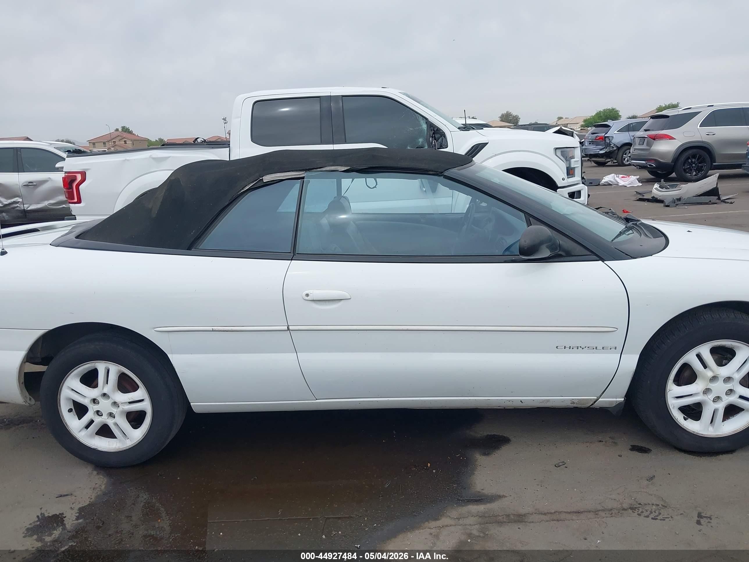 1997 Chrysler Sebring Jxi White vin: 3C3EL55H6VT544610