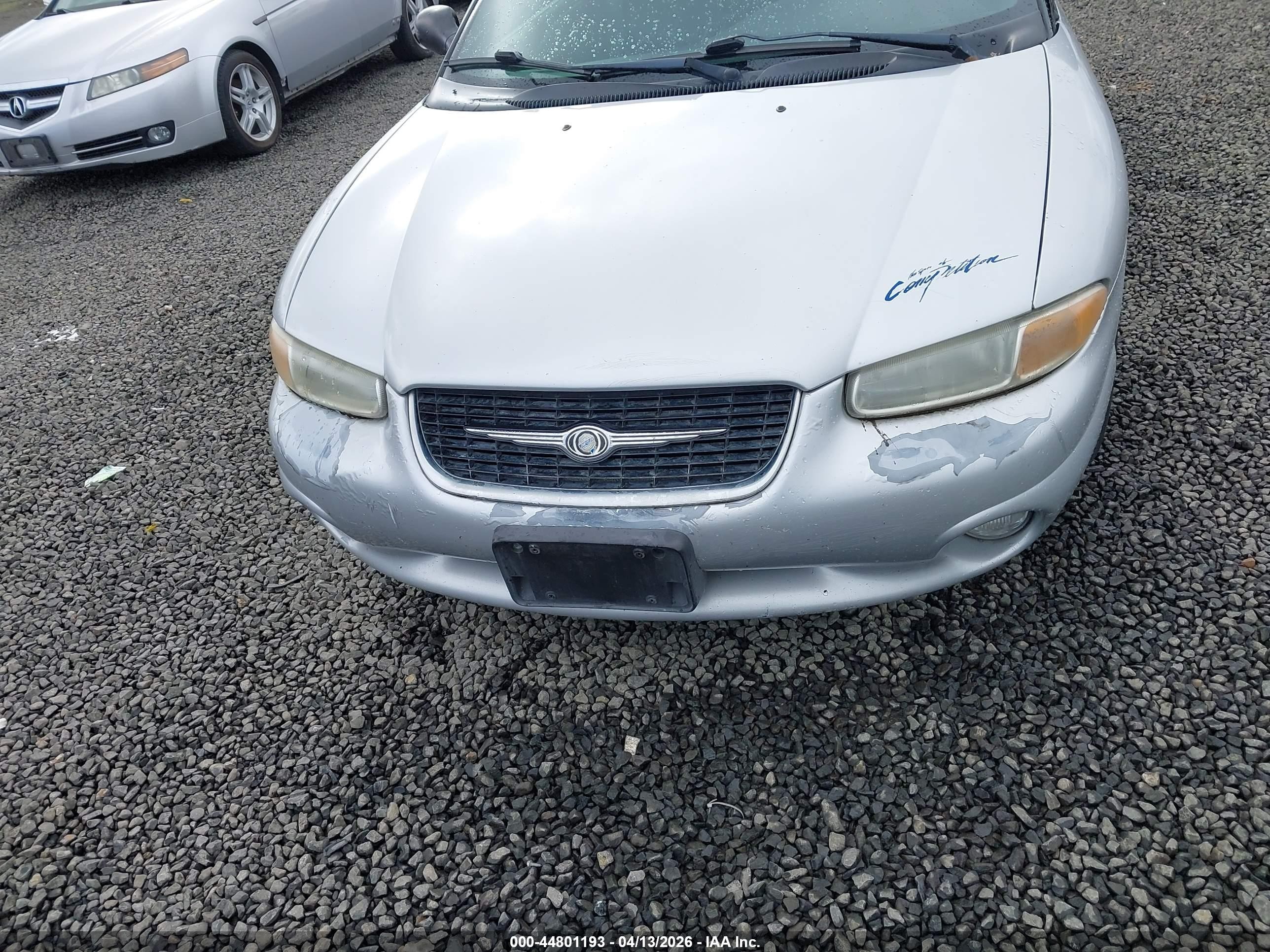 2000 Chrysler Sebring Jxi Silver vin: 3C3EL55H7YT235278