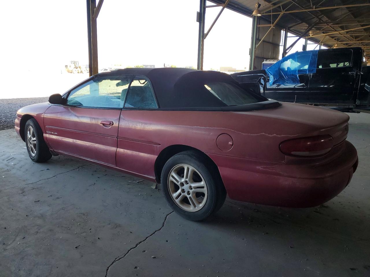 1997 Chrysler Sebring Jxi Red vin: 3C3EL55H8VT553406
