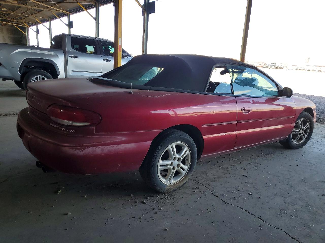 1997 Chrysler Sebring Jxi Red vin: 3C3EL55H8VT553406