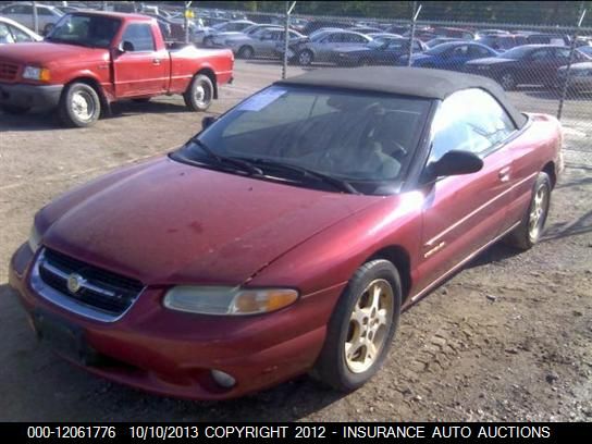 1998 Chrysler Sebring Jxi vin: 3C3EL55H8WT333409
