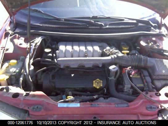 1998 Chrysler Sebring Jxi vin: 3C3EL55H8WT333409