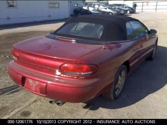 1998 Chrysler Sebring Jxi vin: 3C3EL55H8WT333409