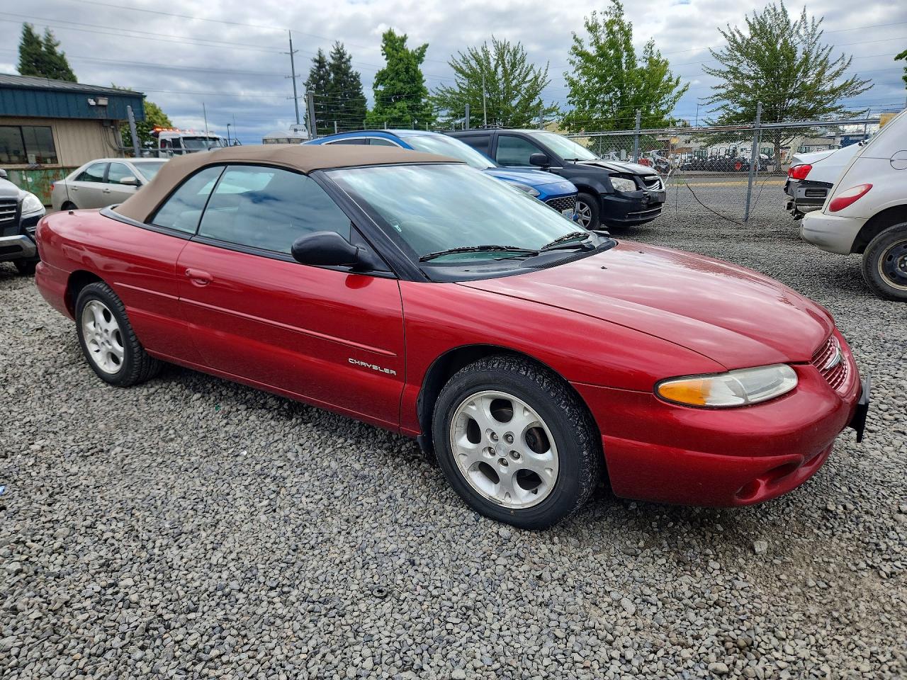 1999 Chrysler Sebring Jxi Maroon vin: 3C3EL55H8XT505410