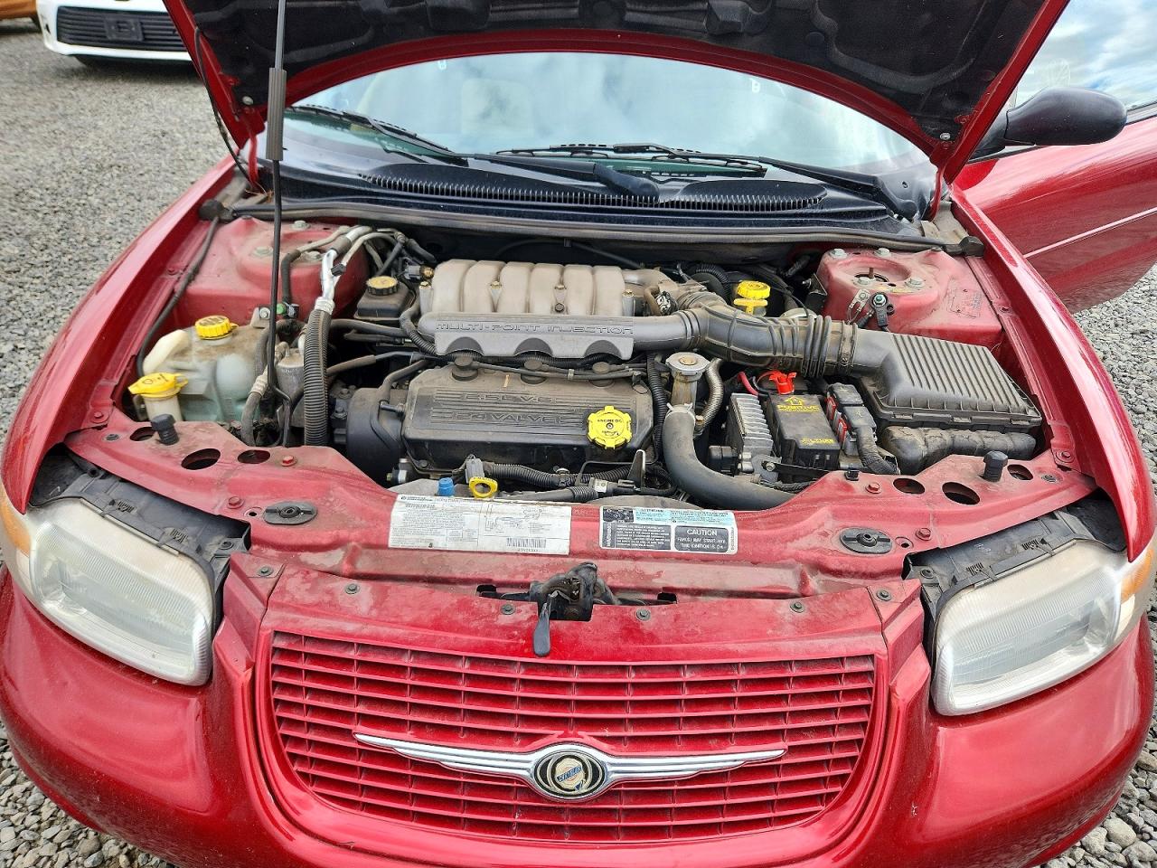 1999 Chrysler Sebring Jxi Maroon vin: 3C3EL55H8XT505410