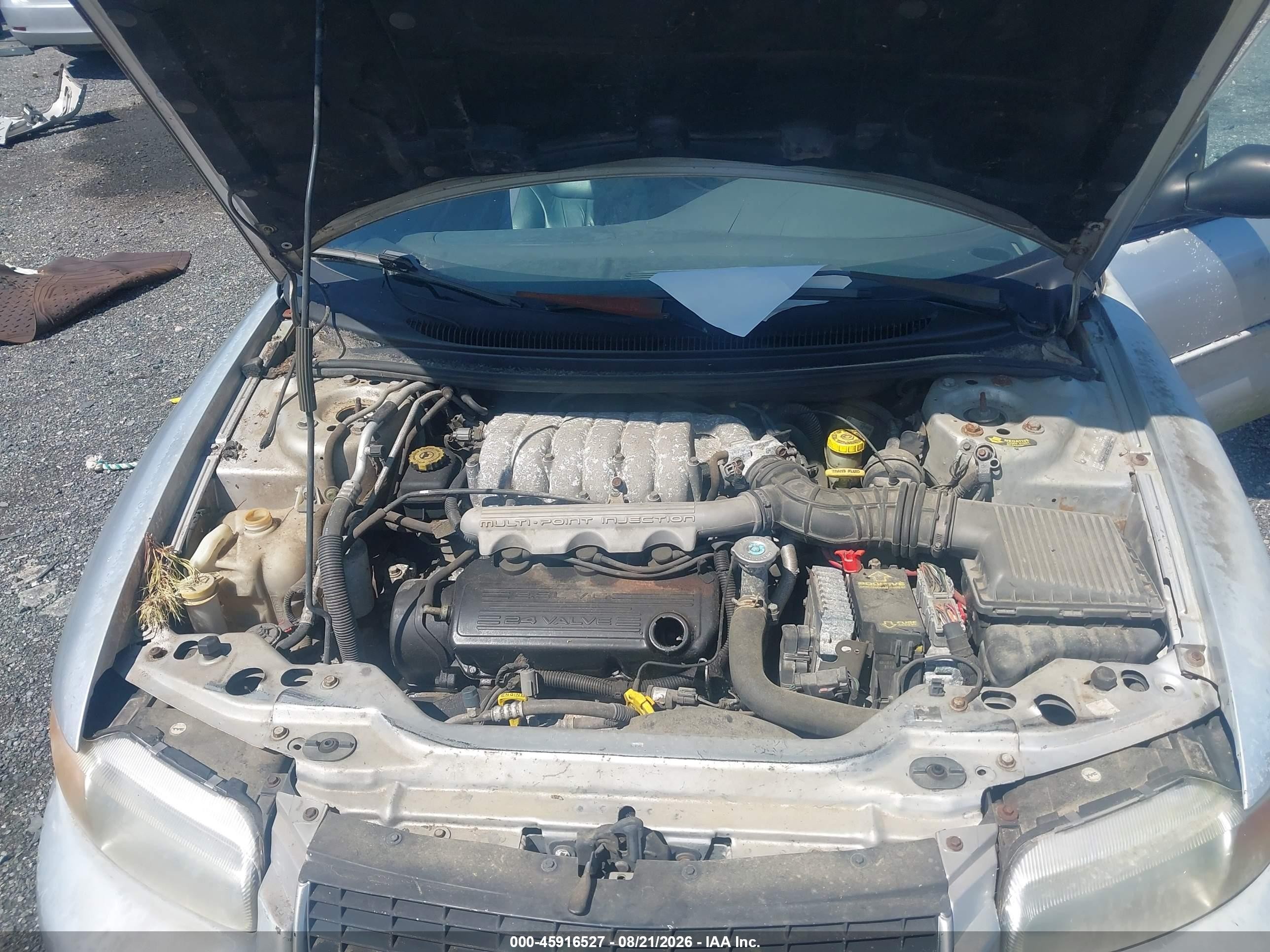 2000 Chrysler Sebring Jxi Silver vin: 3C3EL55H9YT239042