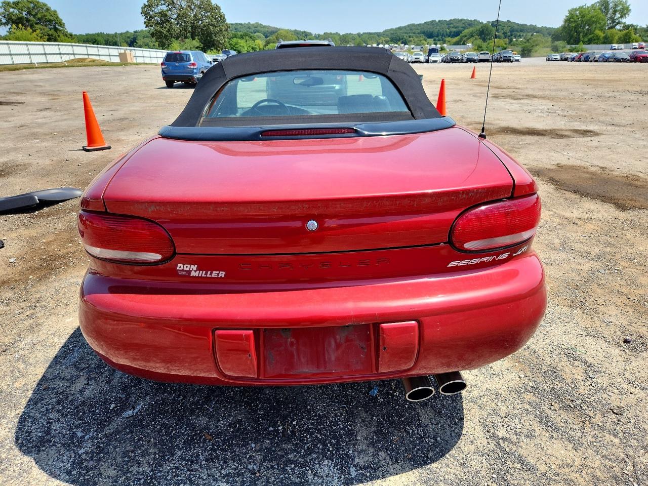 2000 Chrysler Sebring Jxi Красный vin: 3C3EL55H9YT275698