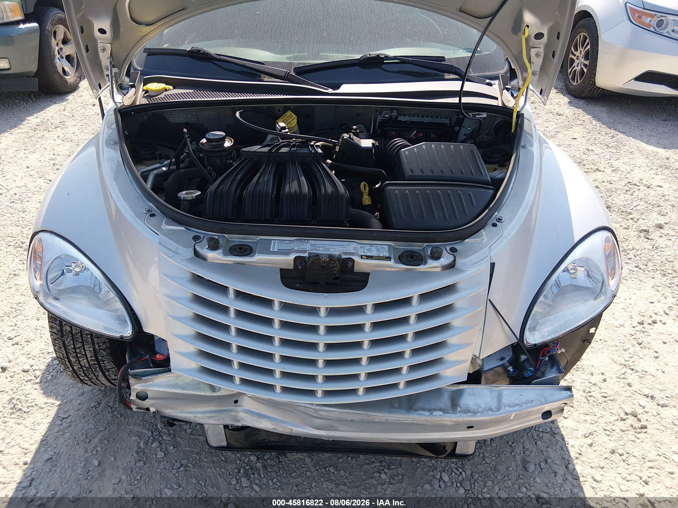 2005 Chrysler Pt Cruiser   Silver vin: 3C3EY45X15T604361