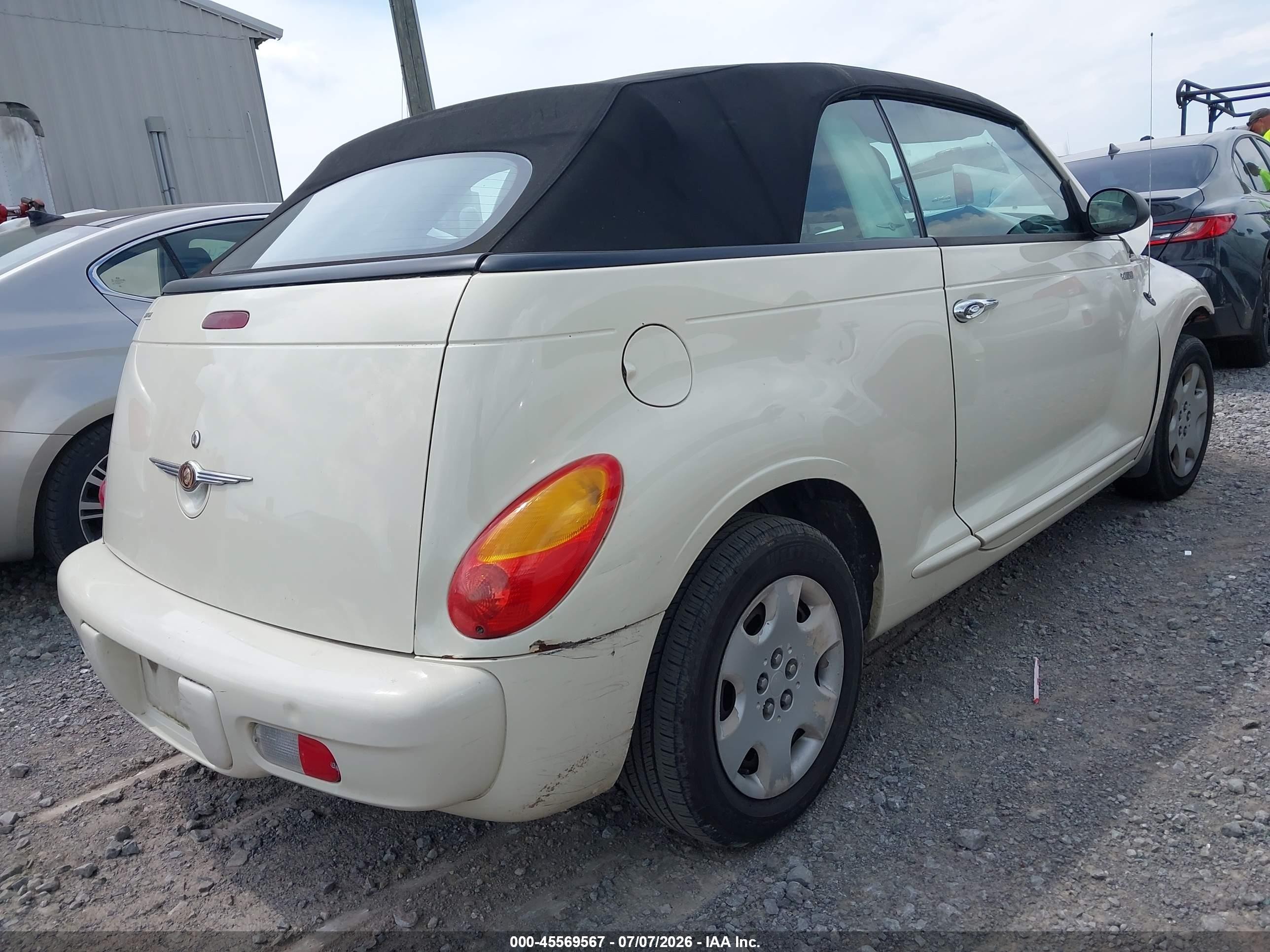 2005 Chrysler Pt Cruiser   Cream vin: 3C3EY45X35T615734