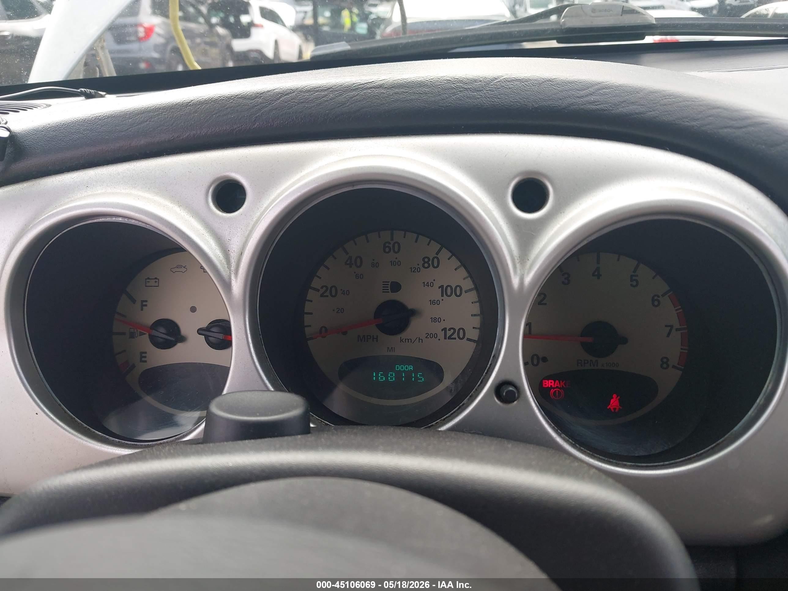 2005 Chrysler Pt Cruiser Серебряный vin: 3C3EY45X55T335801