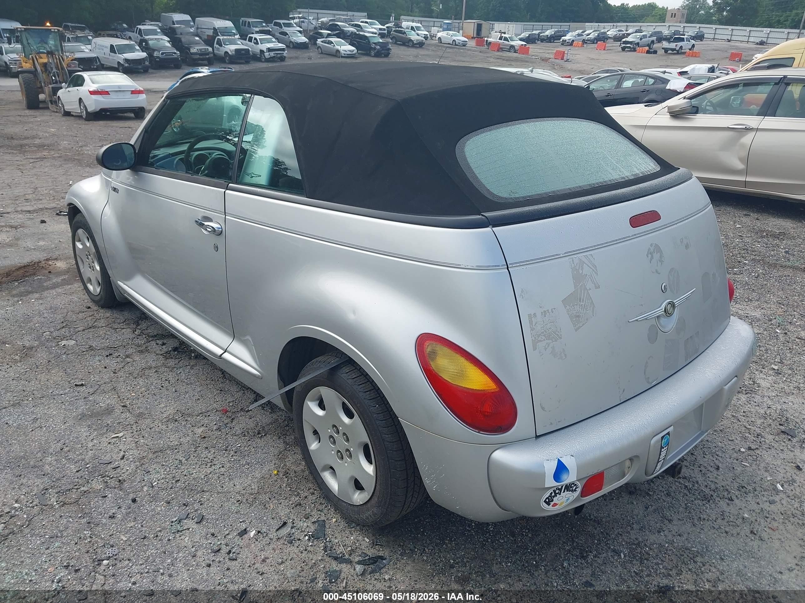 2005 Chrysler Pt Cruiser Серебряный vin: 3C3EY45X55T335801