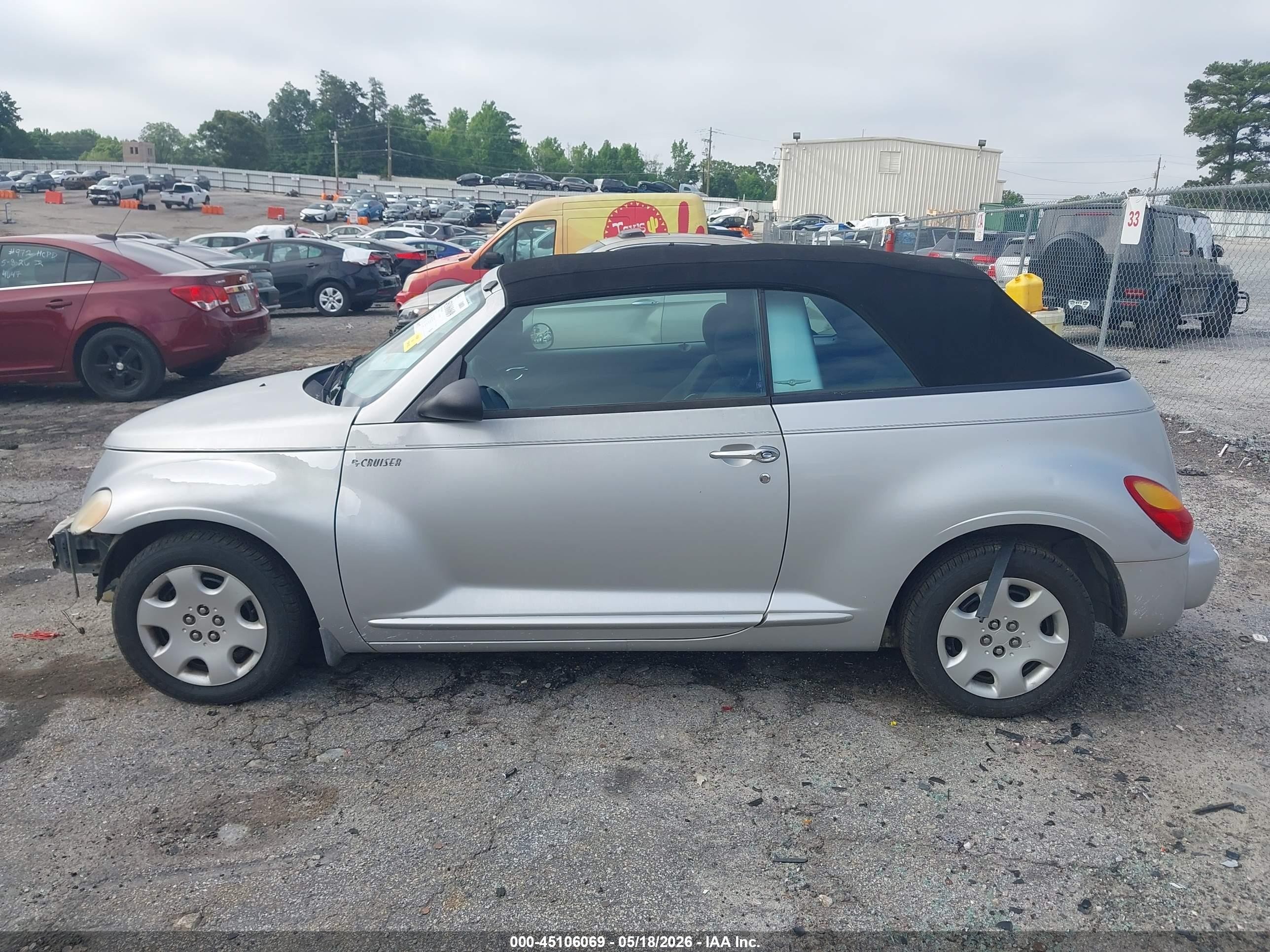 2005 Chrysler Pt Cruiser Серебряный vin: 3C3EY45X55T335801