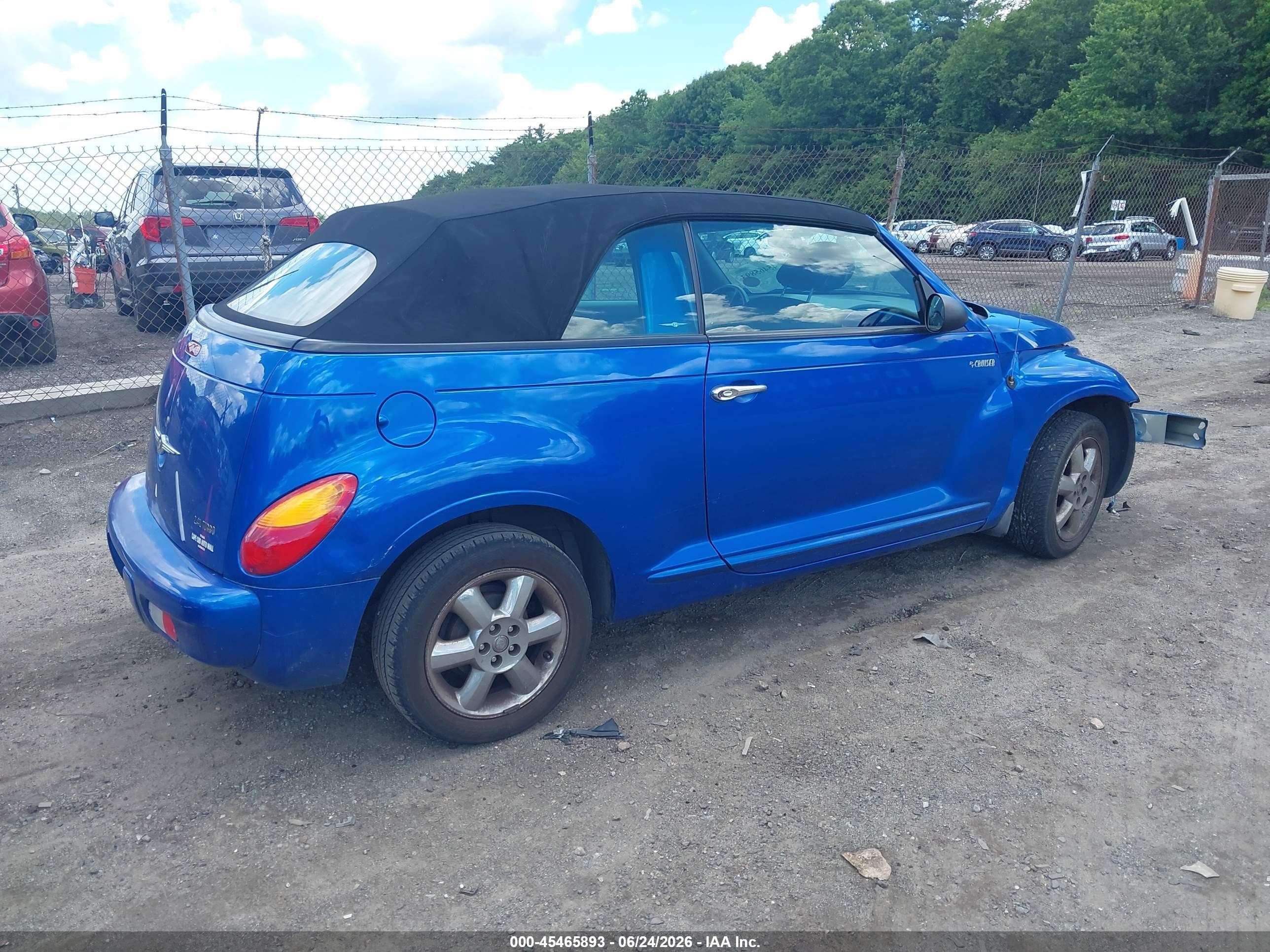 2005 Chrysler Pt Cruiser Touring Синий vin: 3C3EY55E05T301821
