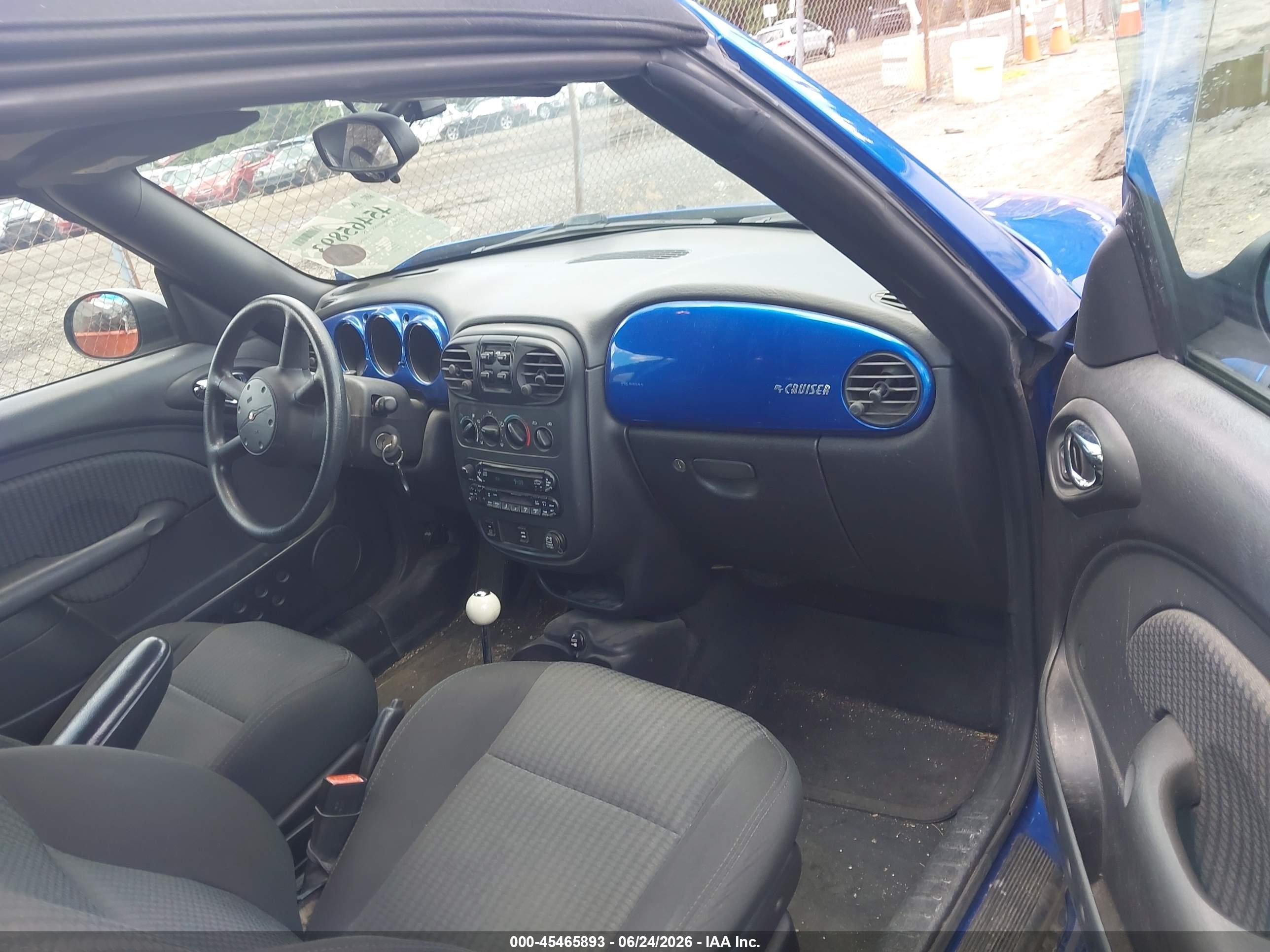 2005 Chrysler Pt Cruiser Touring Синий vin: 3C3EY55E05T301821