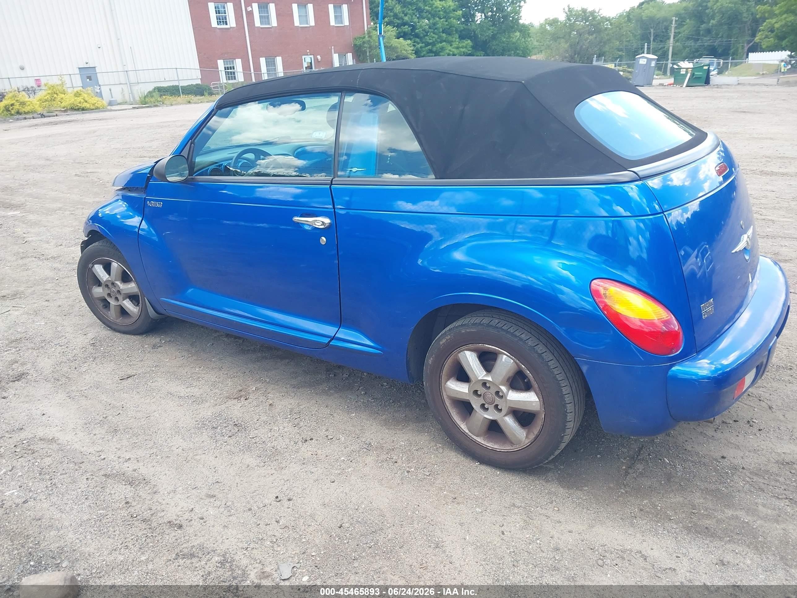 2005 Chrysler Pt Cruiser Touring Синий vin: 3C3EY55E05T301821