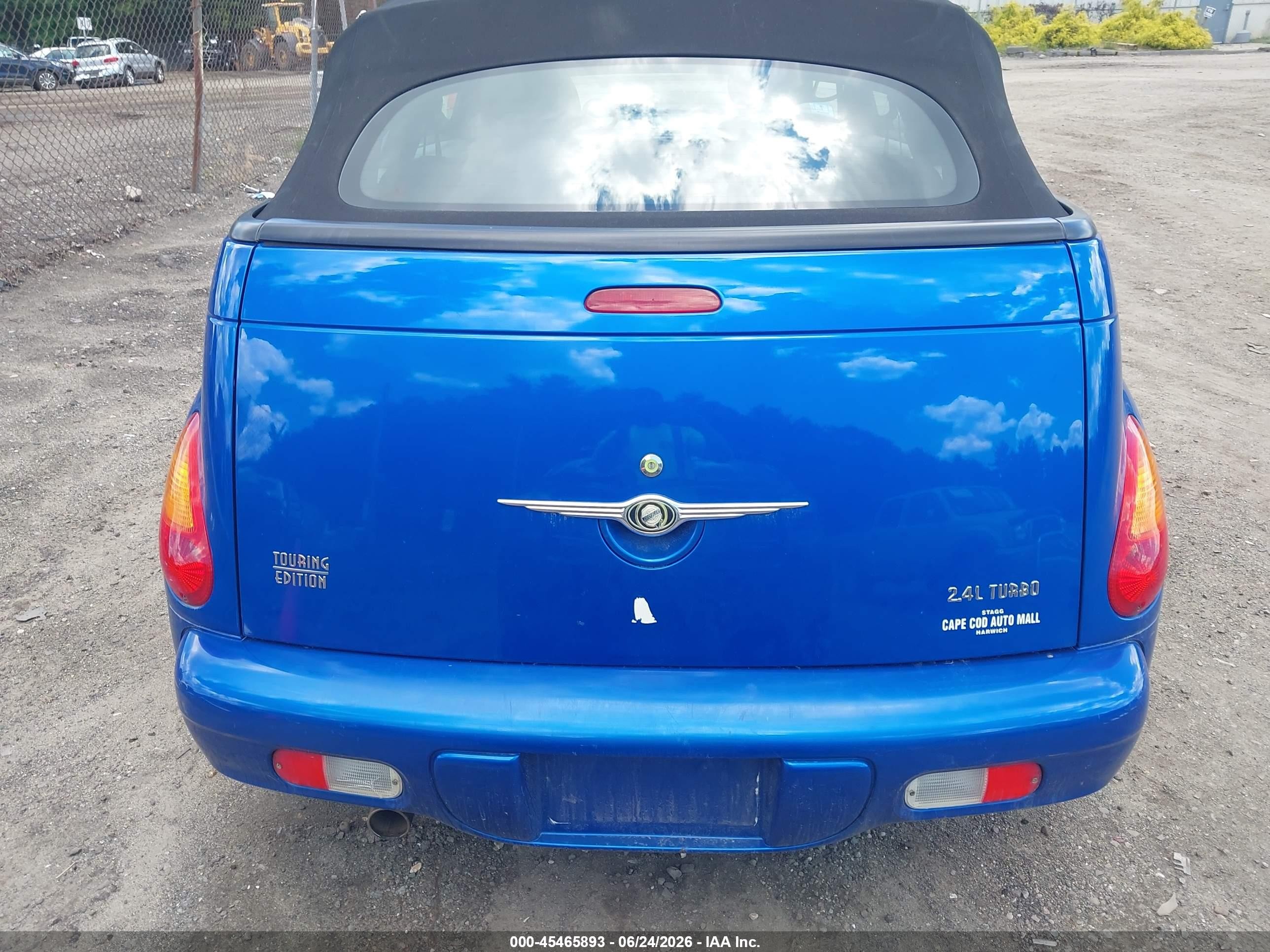 2005 Chrysler Pt Cruiser Touring Синий vin: 3C3EY55E05T301821