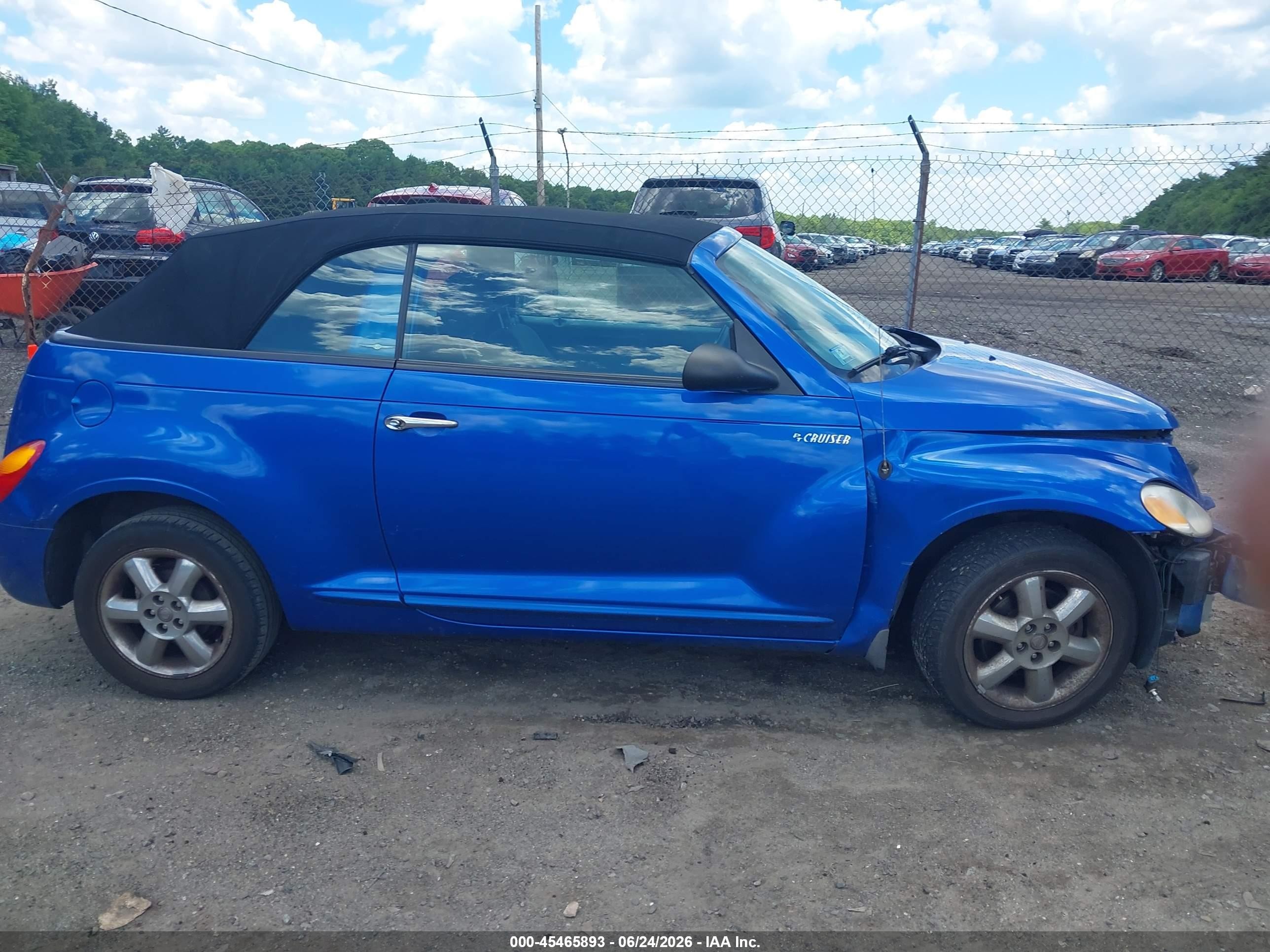 2005 Chrysler Pt Cruiser Touring Синий vin: 3C3EY55E05T301821