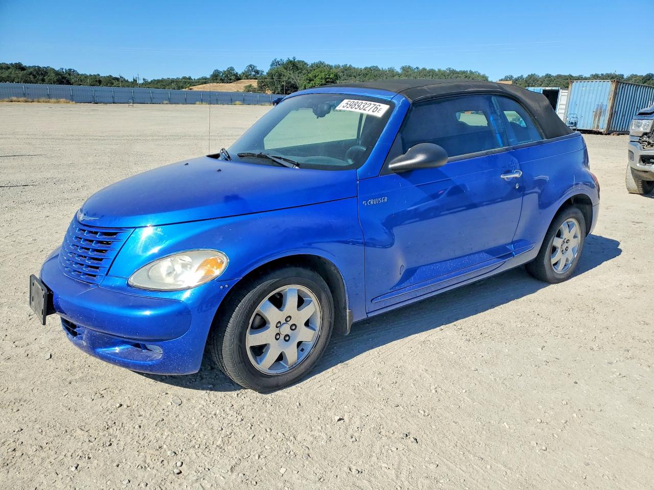 2005 Chrysler Pt Cruiser Touring Blue vin: 3C3EY55E45T266460