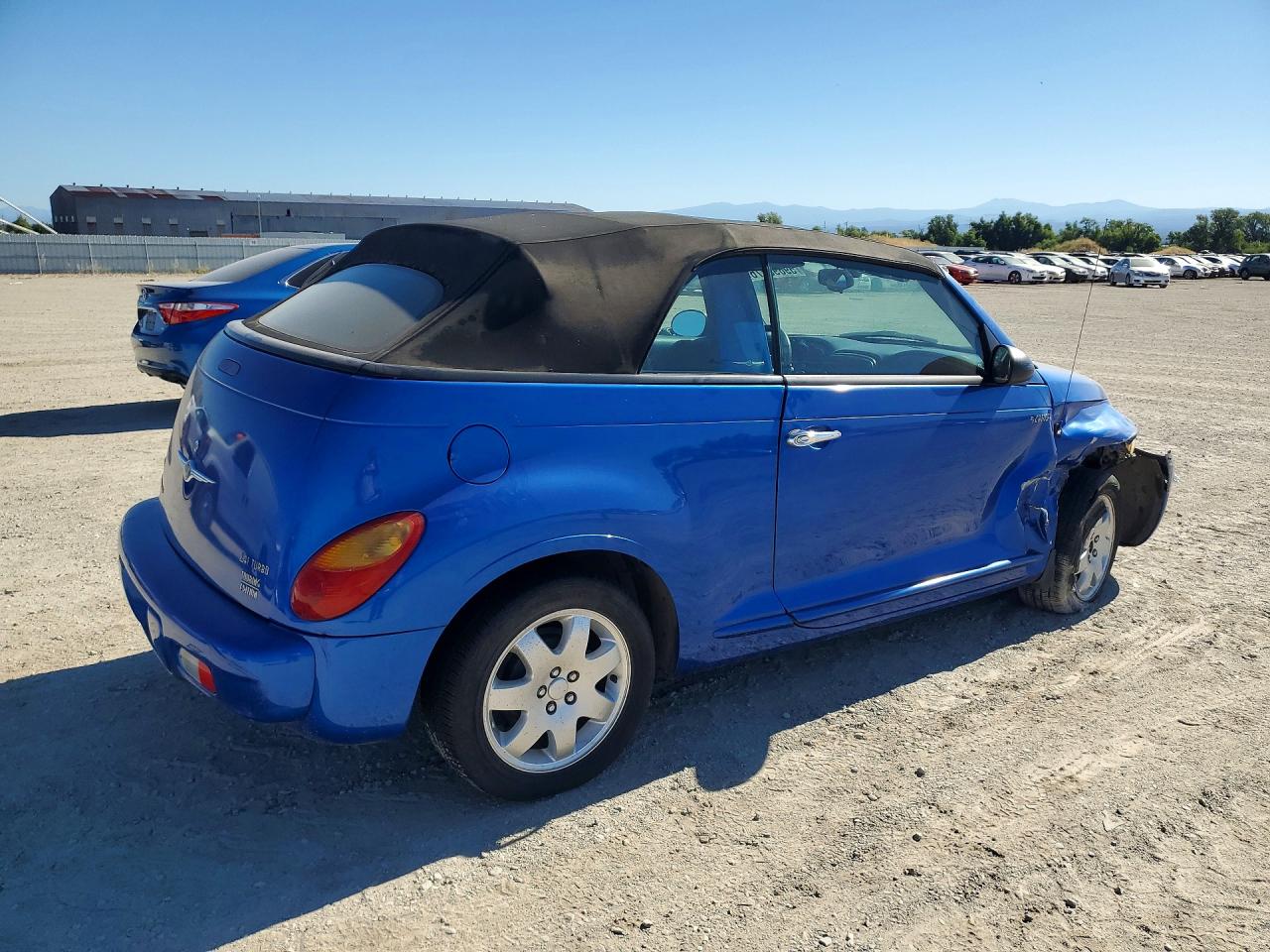 2005 Chrysler Pt Cruiser Touring Blue vin: 3C3EY55E45T266460