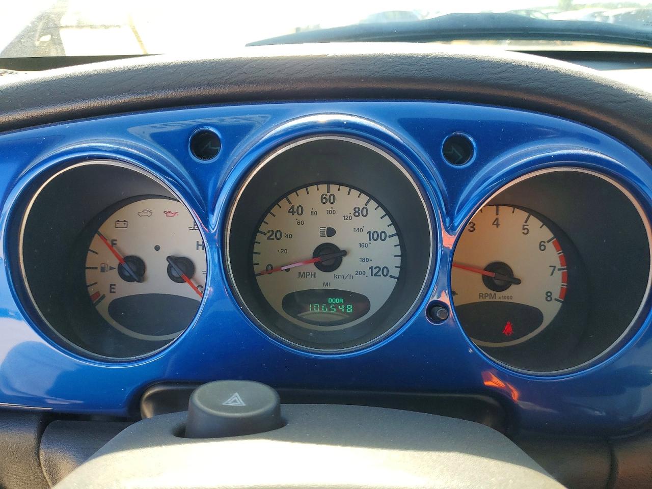 2005 Chrysler Pt Cruiser Touring Blue vin: 3C3EY55E45T266460
