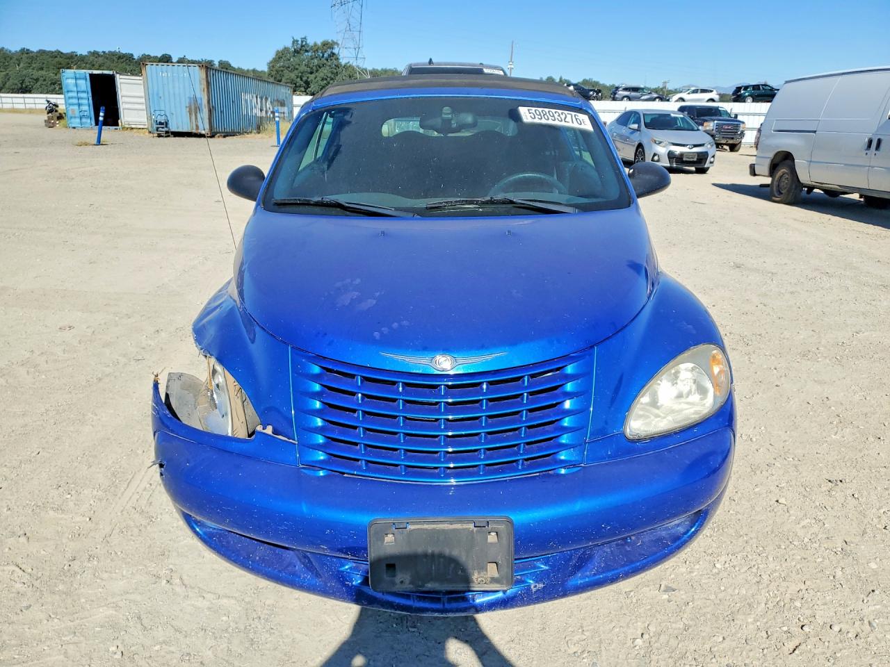 2005 Chrysler Pt Cruiser Touring Blue vin: 3C3EY55E45T266460
