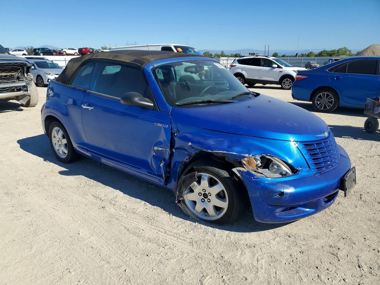 2005 Chrysler Pt Cruiser Touring Blue vin: 3C3EY55E45T266460