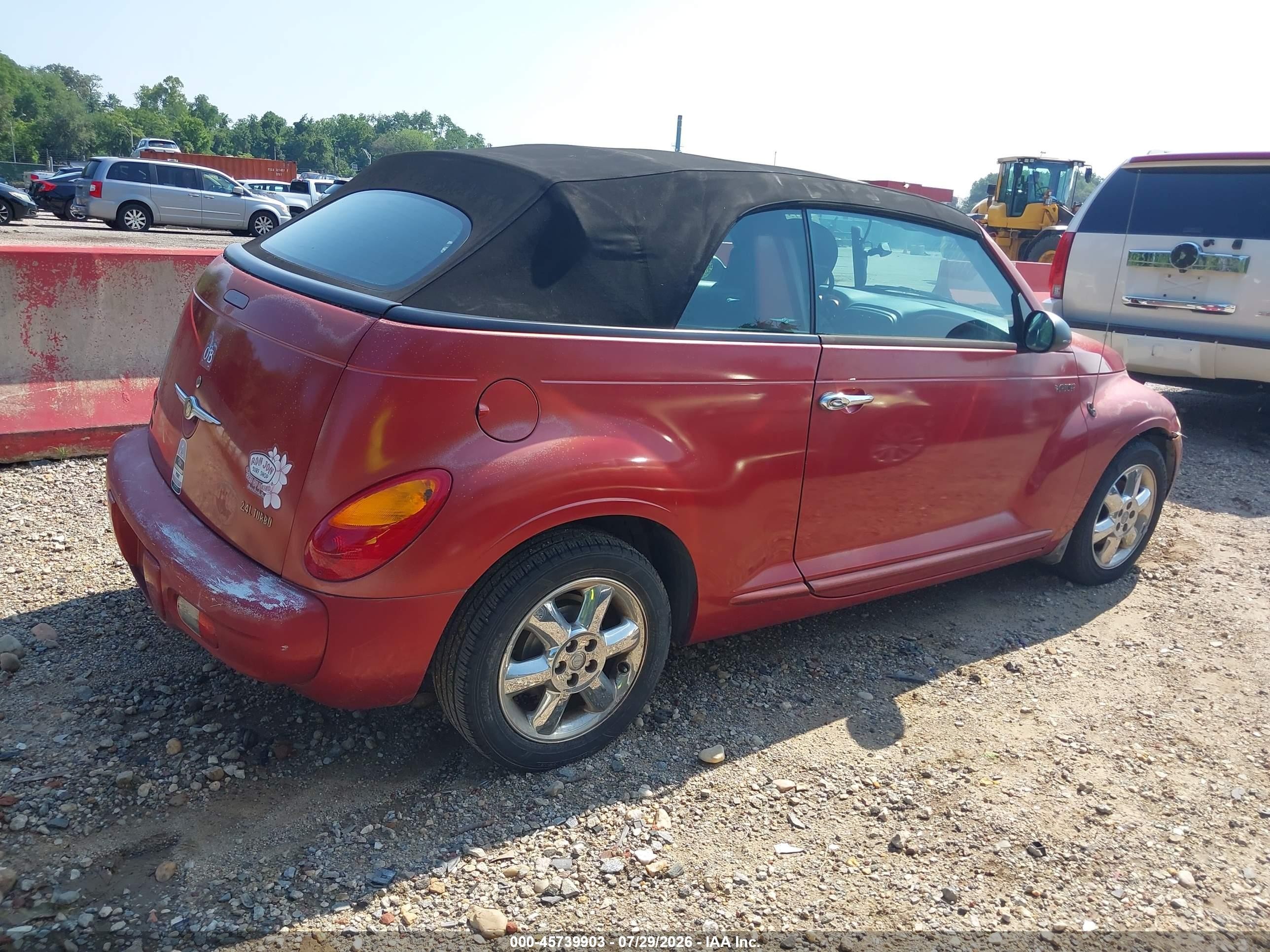 2005 Chrysler Pt Cruiser Touring Красный vin: 3C3EY55E55T605663