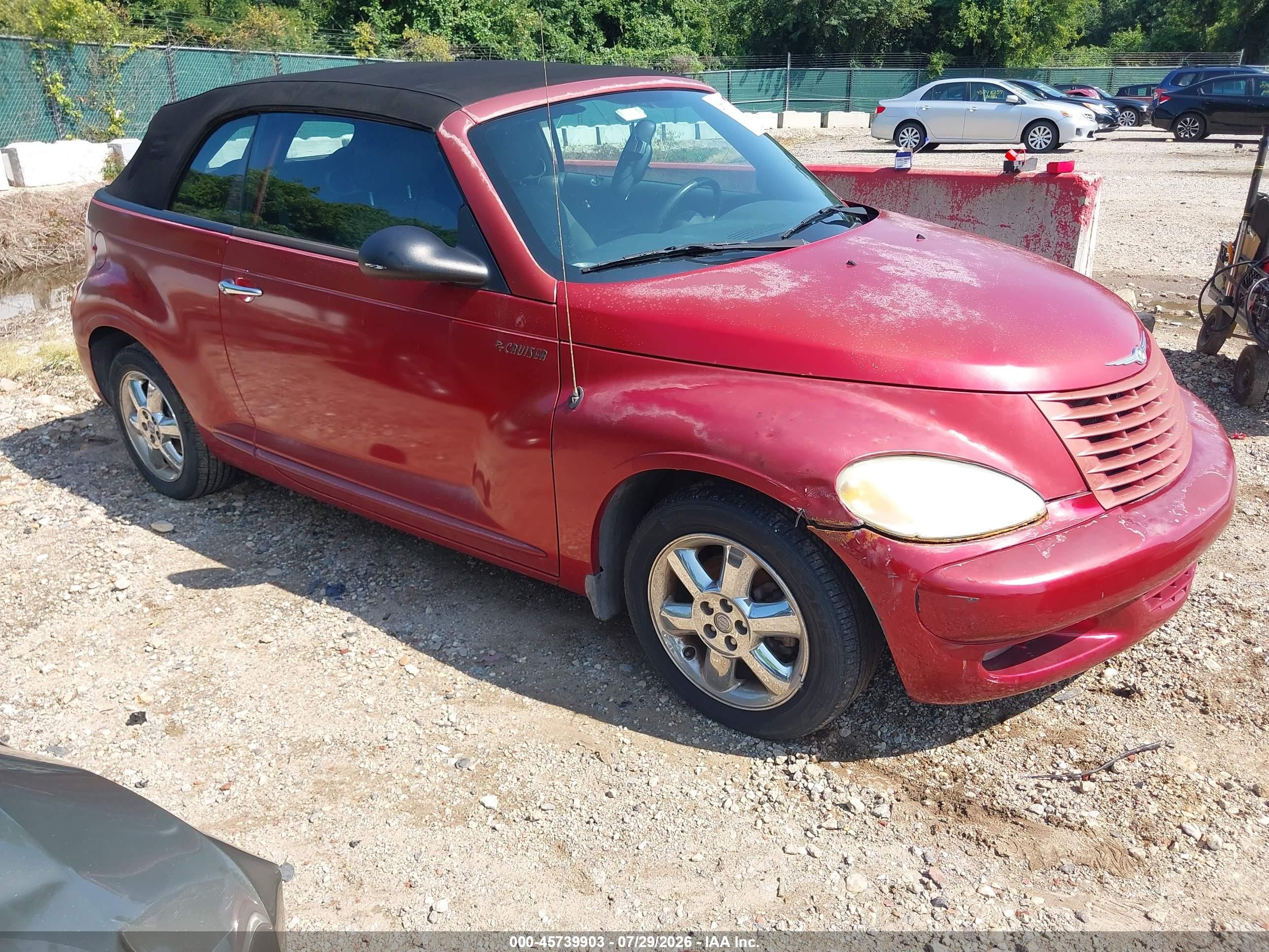 2005 Chrysler Pt Cruiser Touring Красный vin: 3C3EY55E55T605663