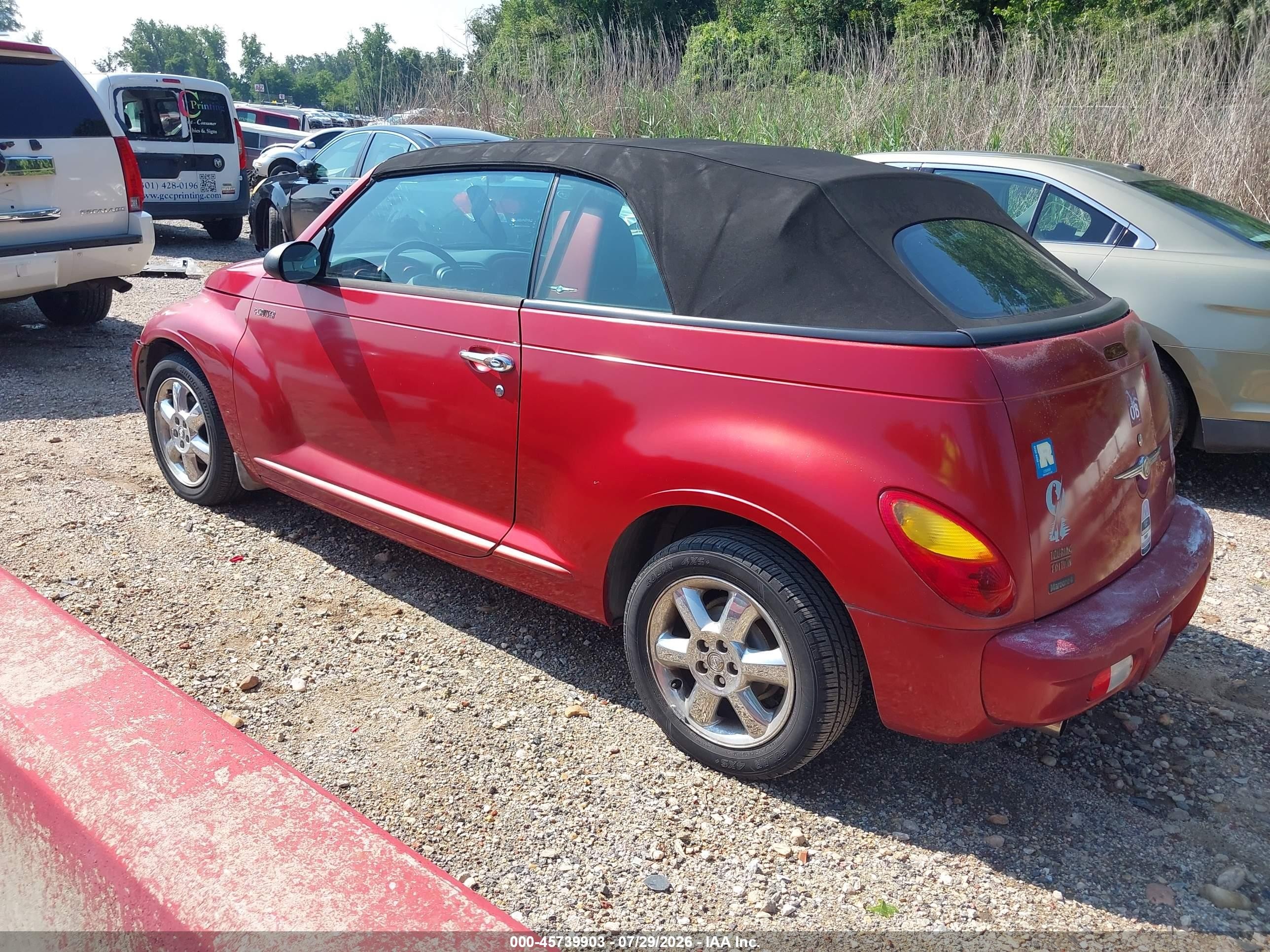 2005 Chrysler Pt Cruiser Touring Красный vin: 3C3EY55E55T605663